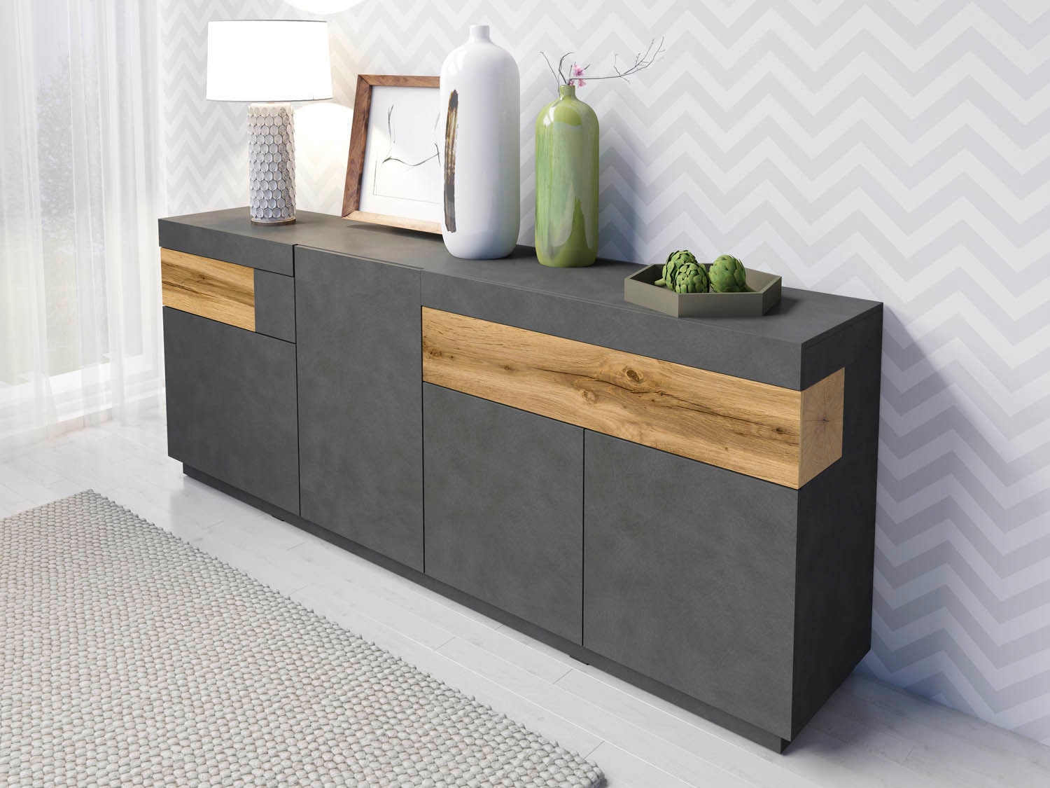 INOSIGN Sideboard »SILKE«, Breite 218, 5 cm