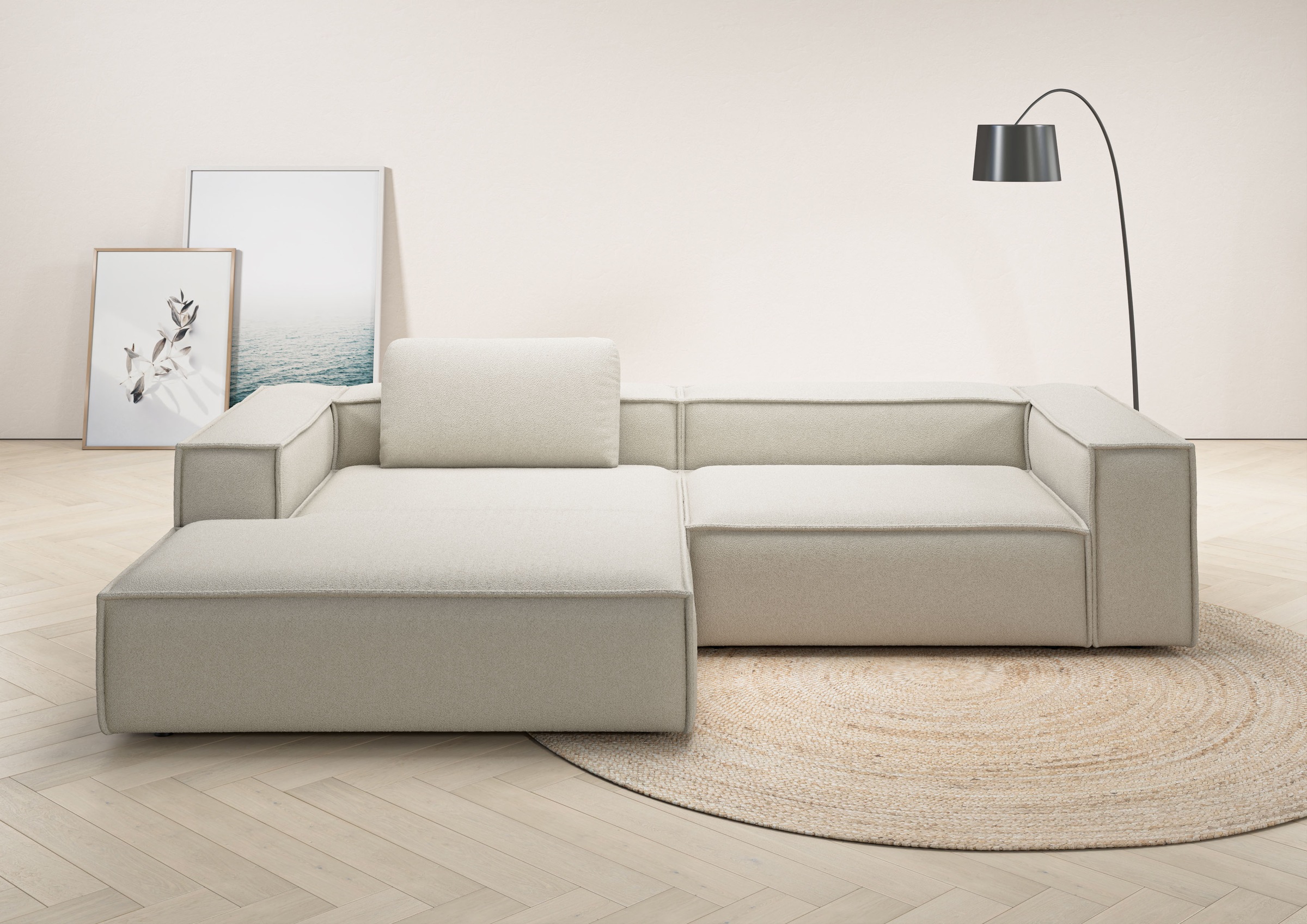 Places of Style Ecksofa »Watertown, modernes XXL L-Form, 306 cm breit«, Gro günstig online kaufen