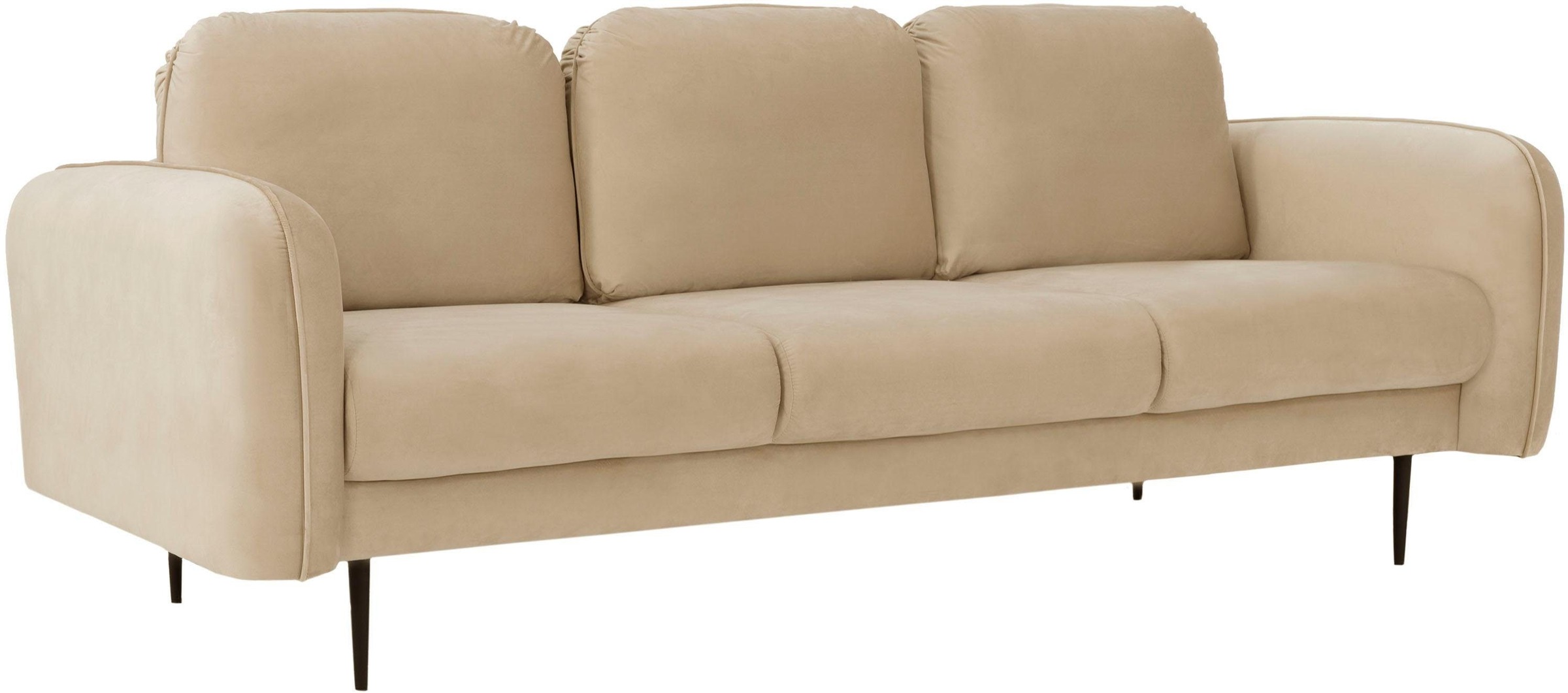 Home affaire 3-Sitzer »Skidi« mit losen Rückenkissen und Keder oben auf der günstig online kaufen