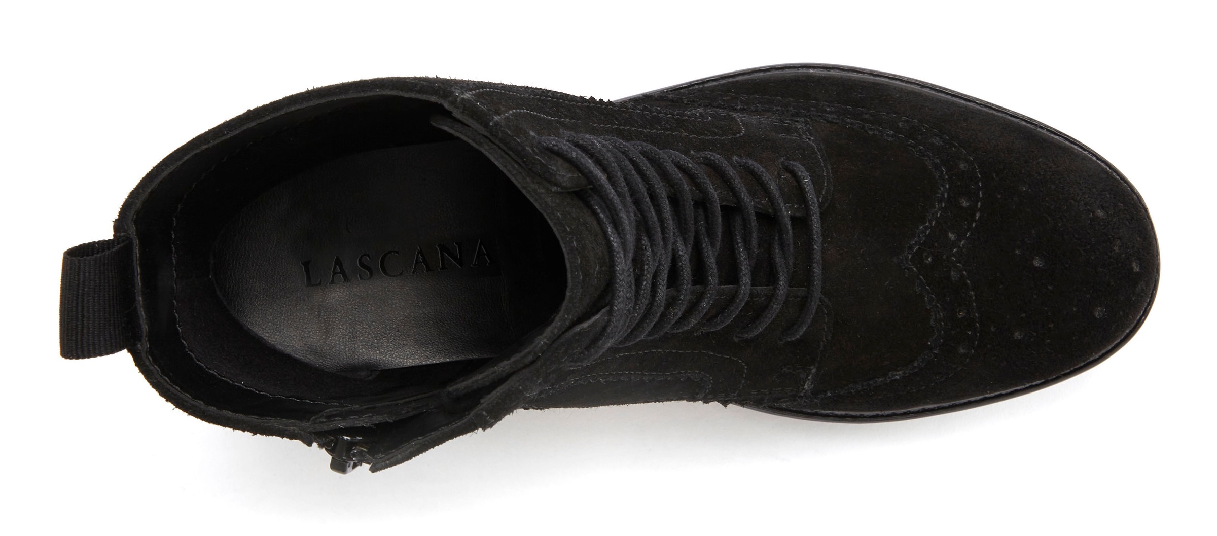 LASCANA Stiefelette »Stiefel, Boots, Schnürboots, Schnürstiefelette«, aus Leder