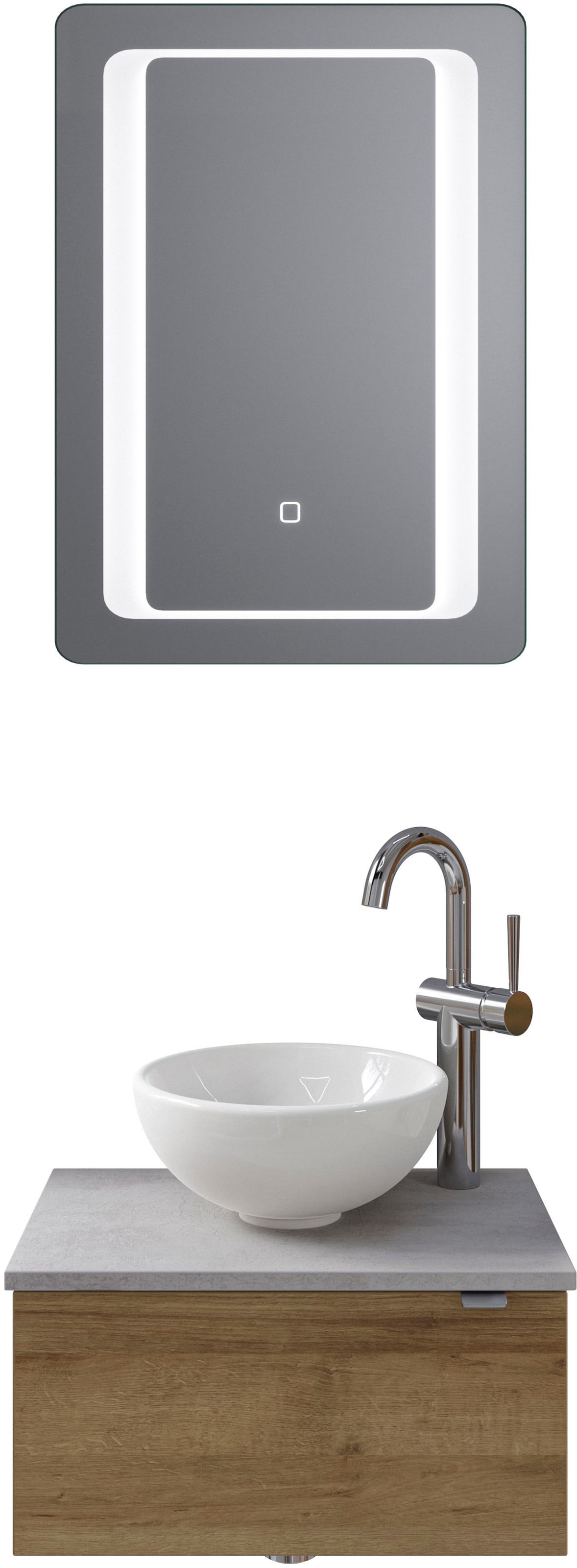 Saphir Badmöbel-Set »Serie 6915«, (4 St.), Gäste-Bad, 51 cm breit, mit LED- günstig online kaufen
