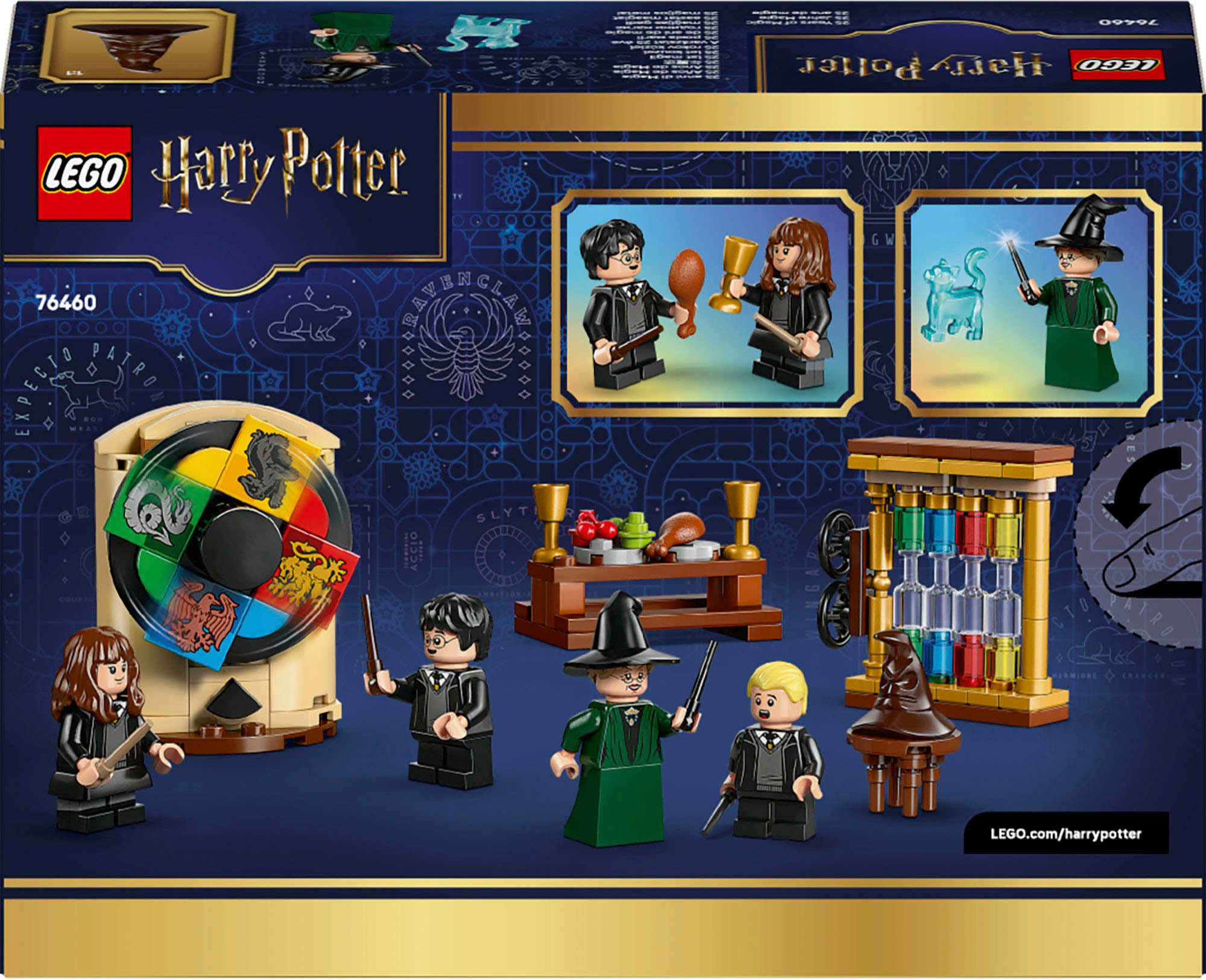 LEGO® Konstruktionsspielsteine »Schloss Hogwarts: Auswahlzeremonie mit dem Sprechenden Hut (76460)« LEGO Harry Potter; Made in Europe