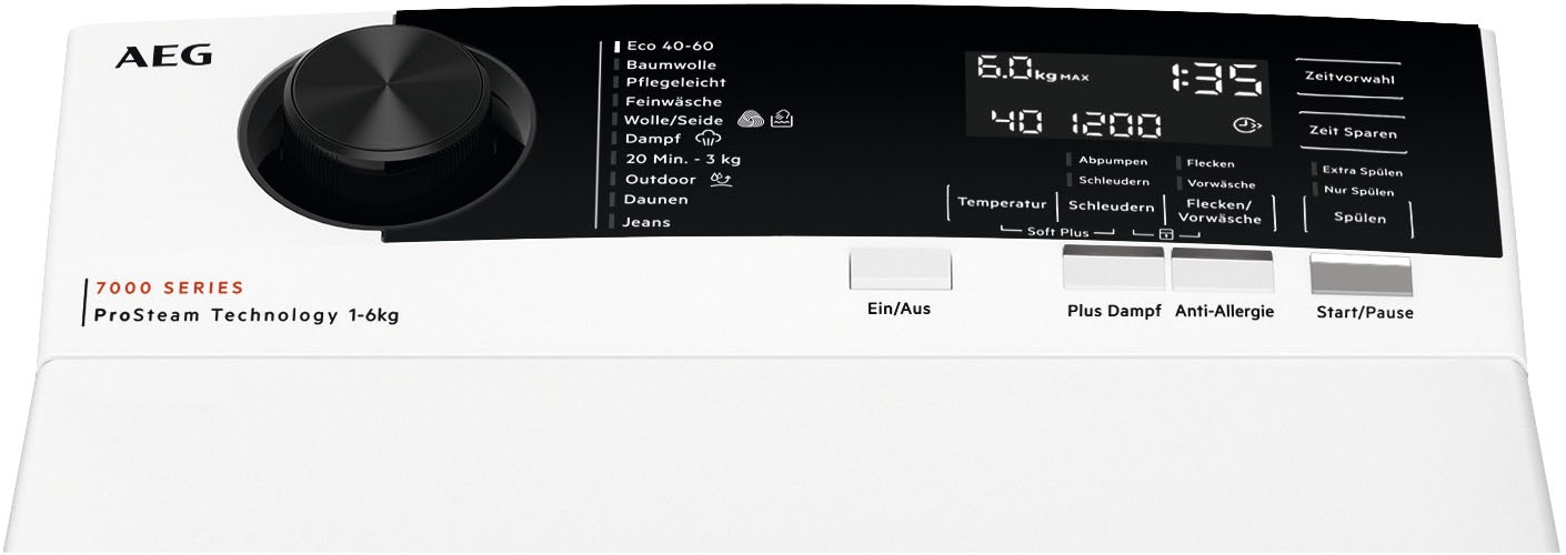 AEG Waschmaschine Toplader Serie 7000 »LTR7A70260«, 6 kg