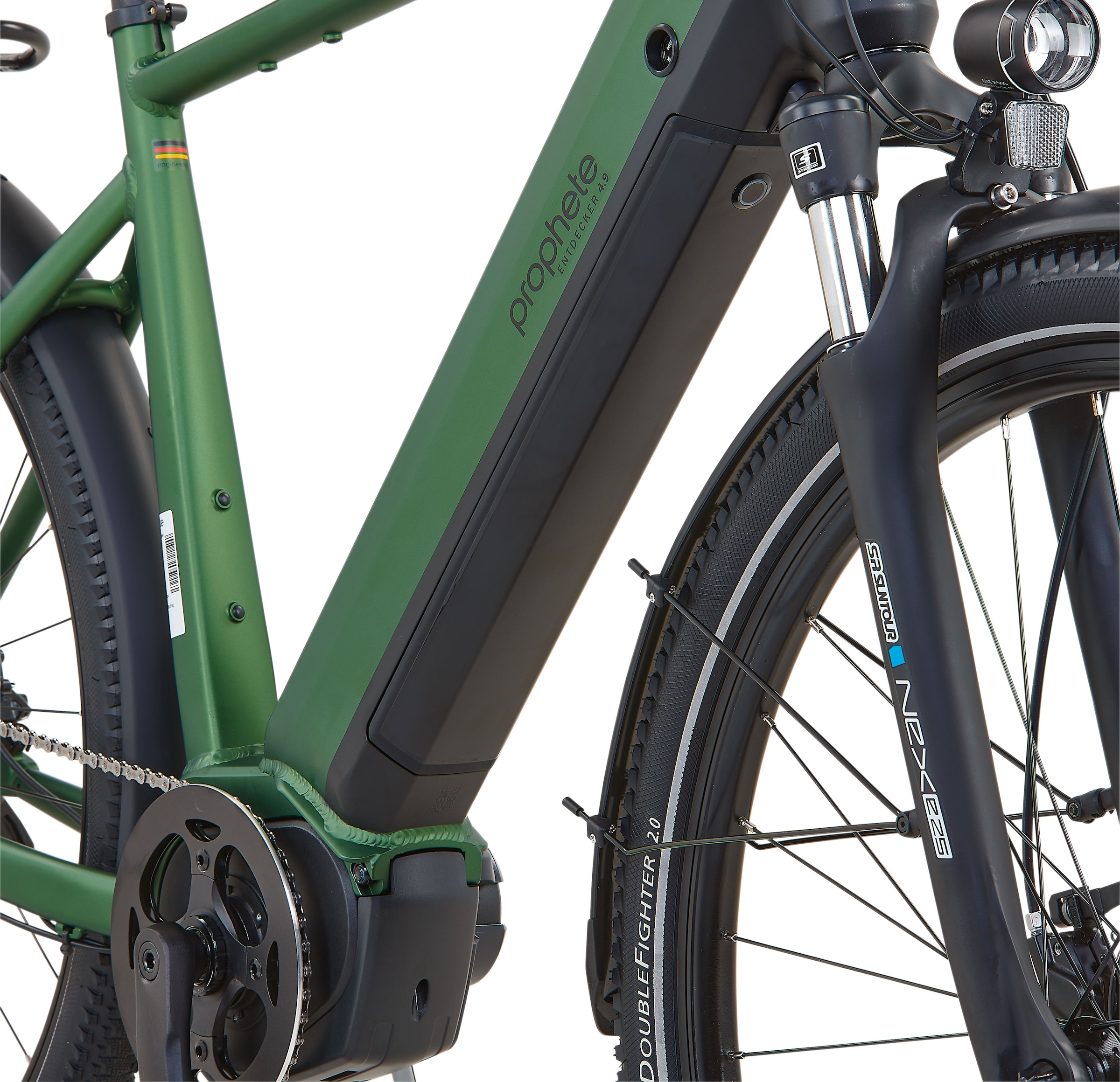 Prophete E-Bike »Entdecker 4.9«, 10 Gang, Shimano, Cues, Mittelmotor 250 W, Pedelec, Elektrofahrrad für Herren