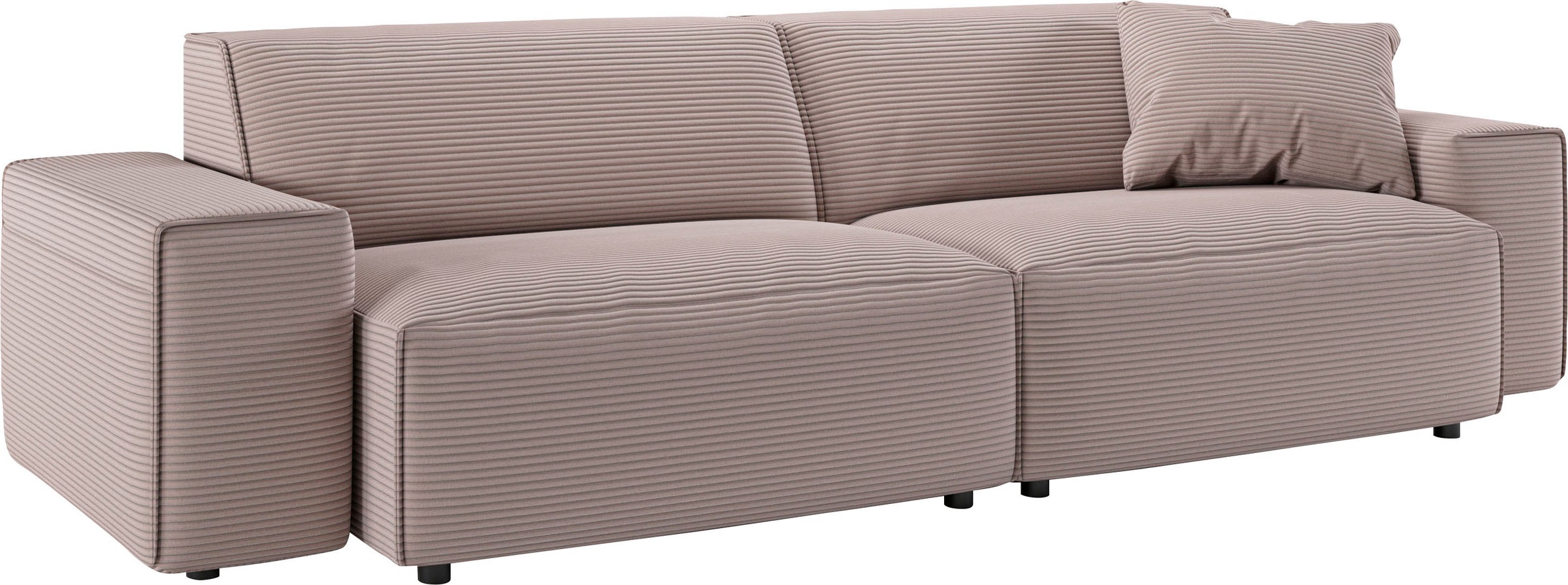 andas Big-Sofa »Glimminge  auch in Breitcord, Feincord + Easy care-Bezug,«, besondere Kedernähte Zierkissen