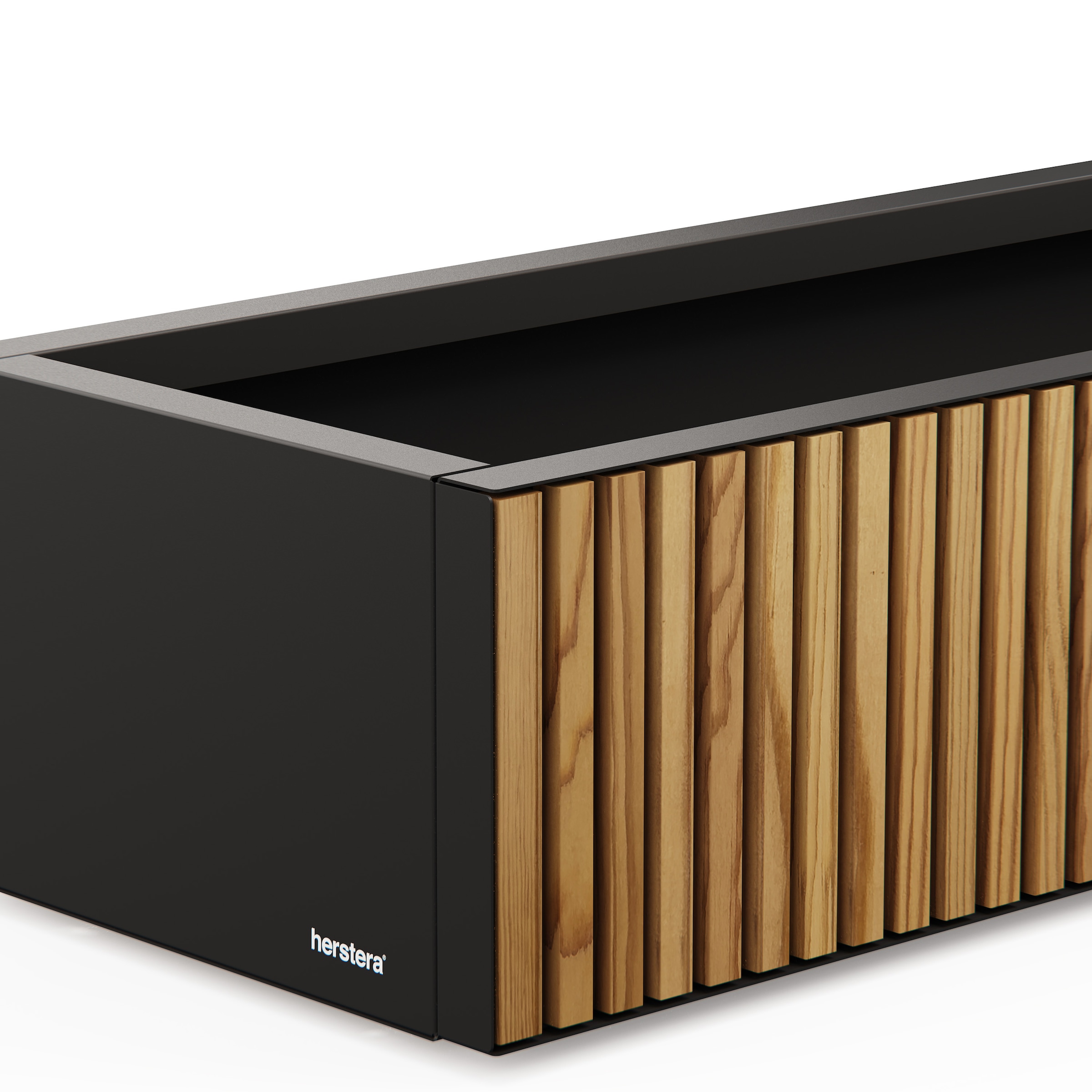 Herstera Garden Pflanzkübel »Deco Planter Xic Wood M« BxTxH: 100x40x25 cm