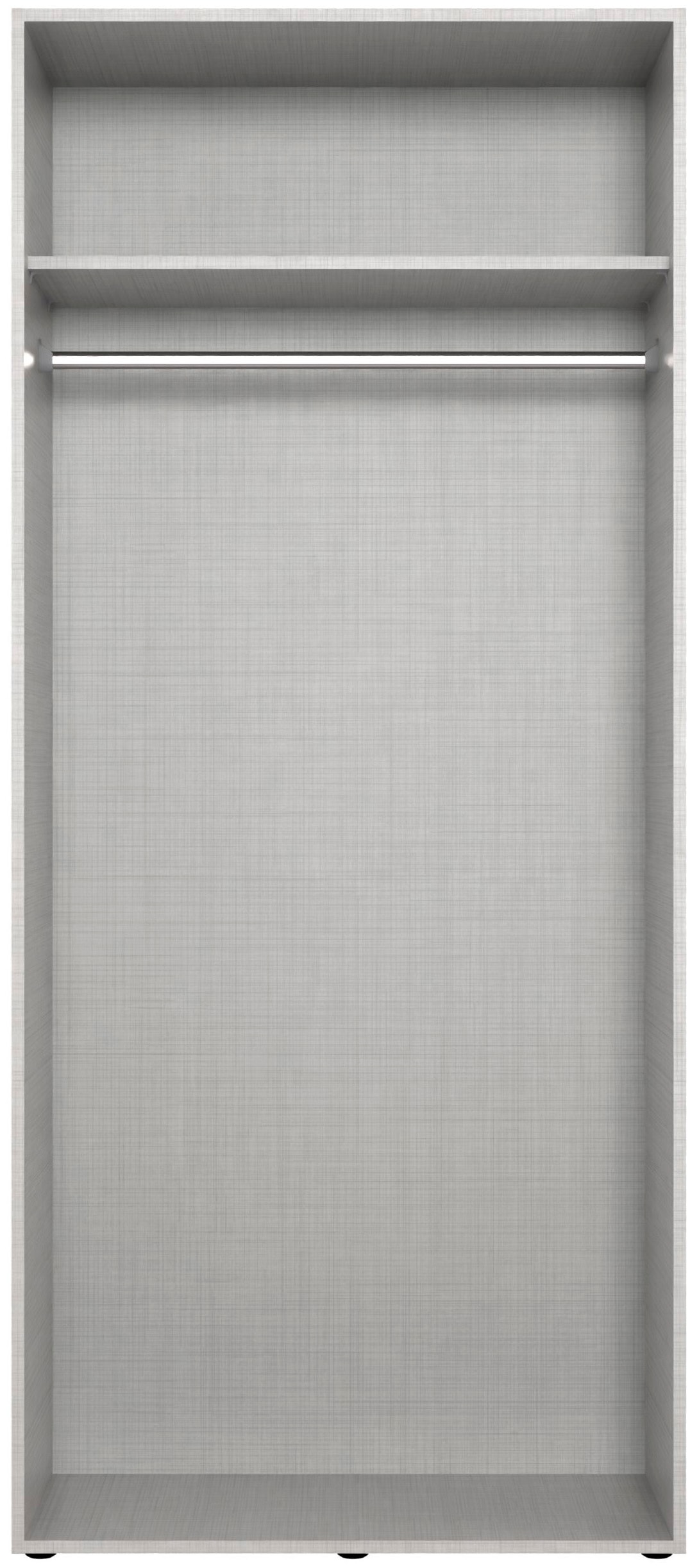 Wimex Kleiderschrank »Mugano,in 8 Breiten,3 Höhen,2 Tiefen, viele Farben, Made in Germany« in Basic oder Premium Ausstattung,  mit langen oder kurzen Griffen aus Metall, mit oder ohne Spiegel