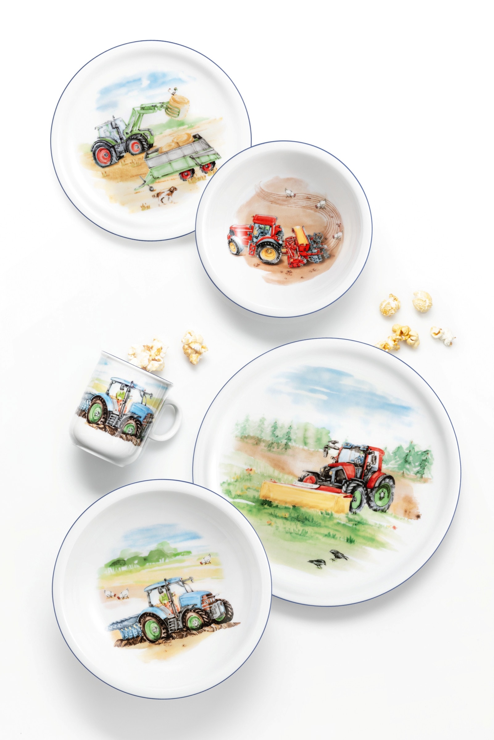 Seltmann Weiden Becher »Compact, Mein Traktor«, (1 tlg.), Becher mit Henkel 0,25 l
