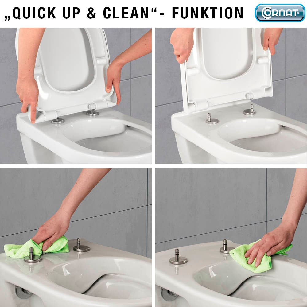 CORNAT WC-Sitz »PREMIUM 10« ergonomisches Design, mit Soft-Close-Funktion