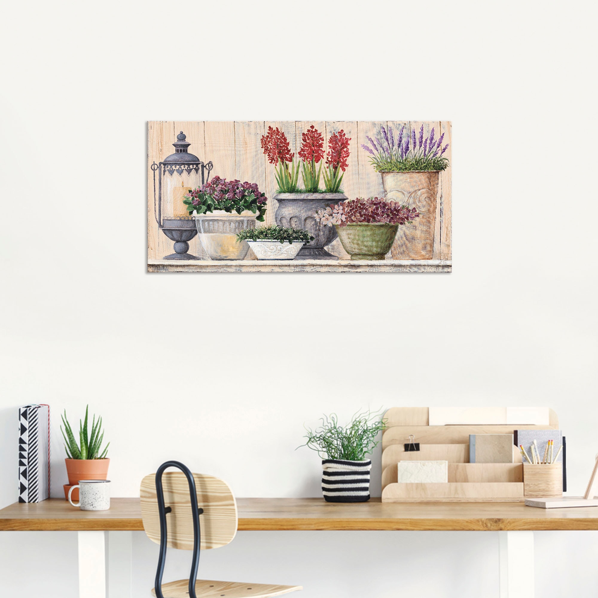 Artland Wandbild »Antike Komposition_hell«, Vasen & Töpfe, (1 St.), als Alubild, Outdoorbild, Leinwandbild in verschied. Größen