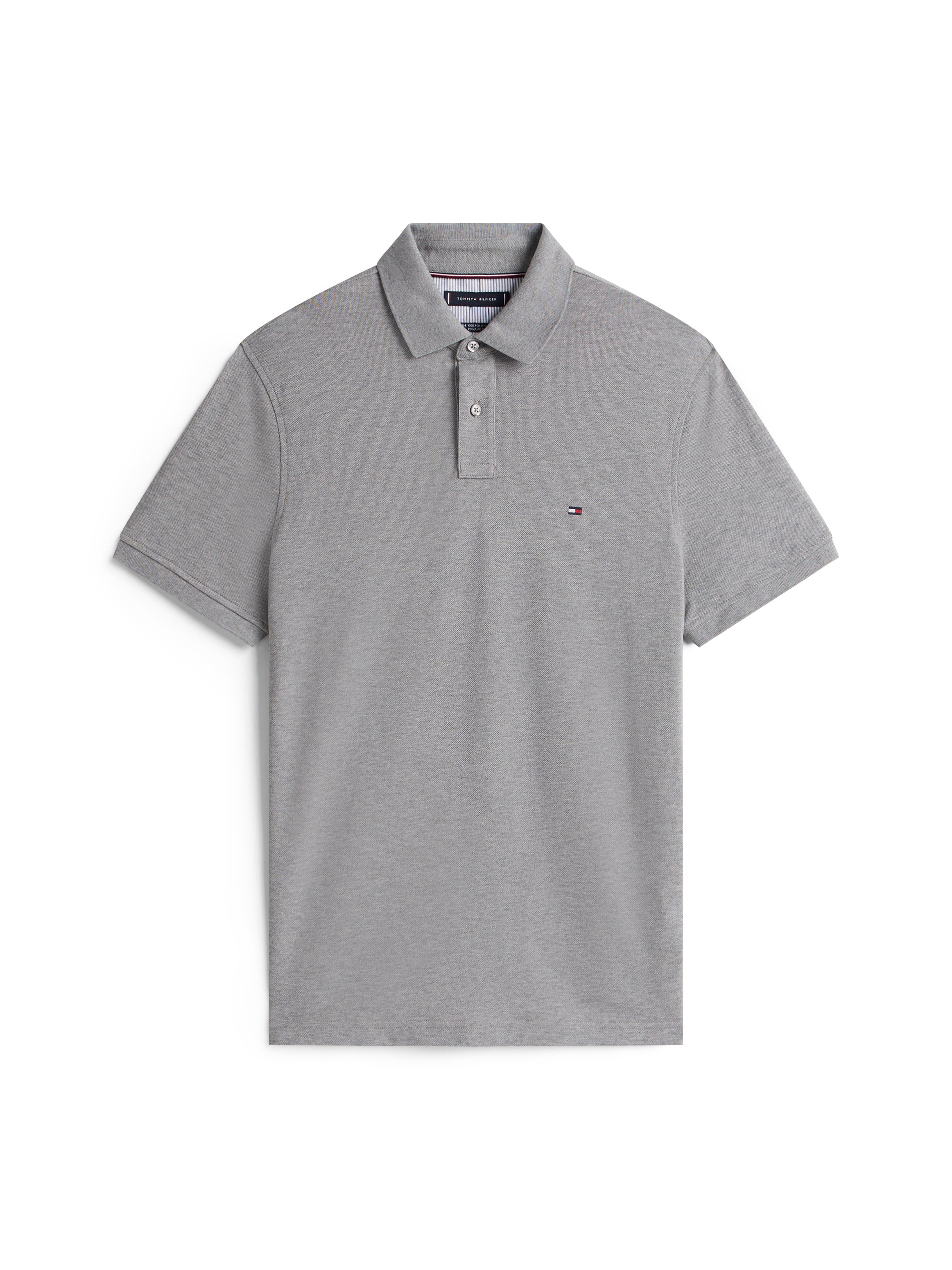 Tommy Hilfiger Poloshirt »1985 REGULAR POLO mit Kontraststreifen und Knopfleiste«, unifarben, sportlich, regular fit, Baumwollmix, Polokragen