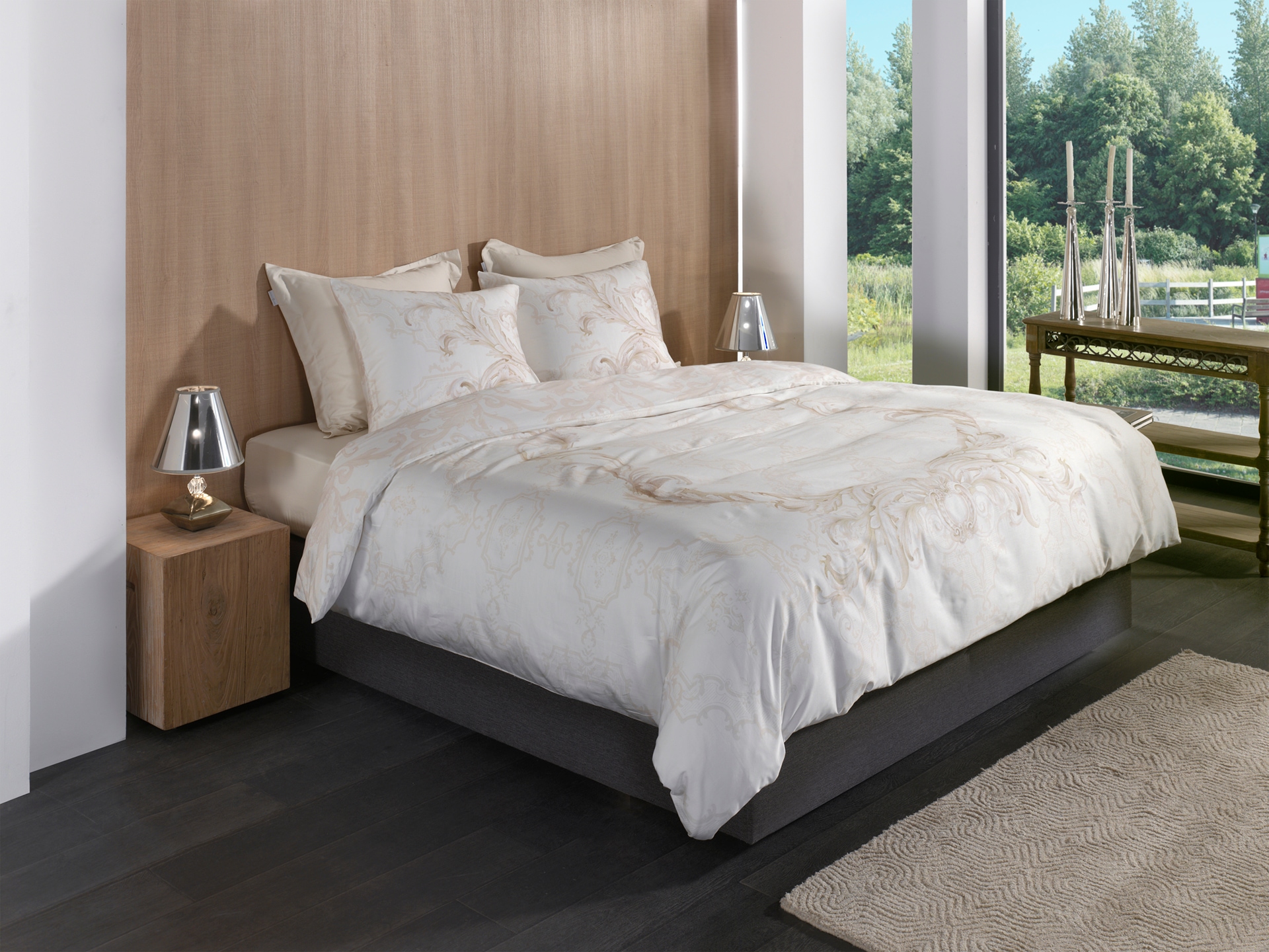 Heckett & Lane Bettwäsche »Heckettlane Bettwäsche Lauren« 2 Bettwäsche aus 100% Baumwolle, hochwertige Mako-Satin, ab 135x200 cm.