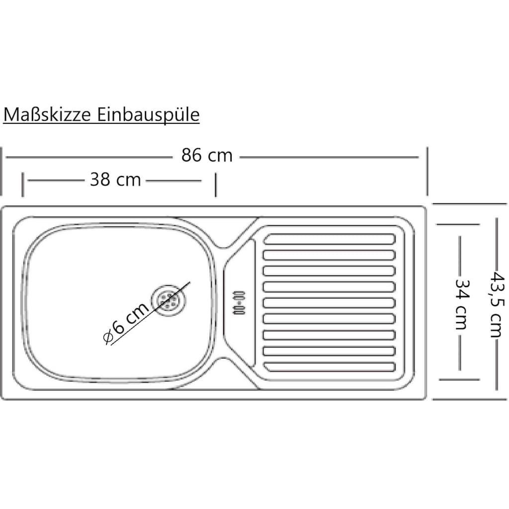 HELD MÖBEL Küchenzeile »Wien«, Breite 440 cm, wahlweise mit E-Geräten und Induktion