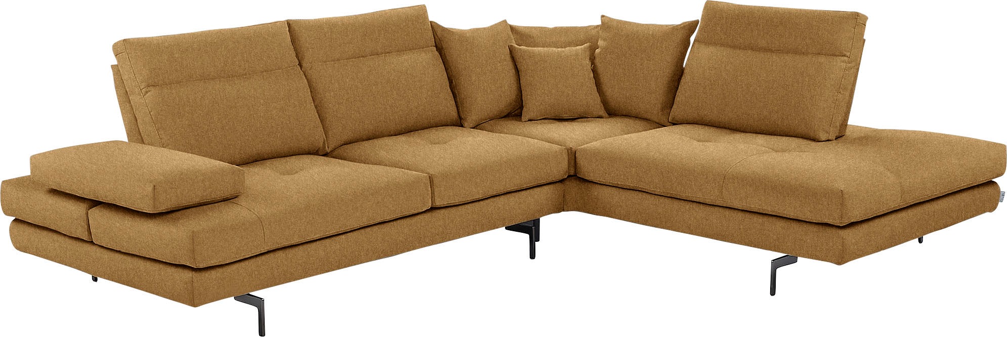 CALIA ITALIA Ecksofa »Toby Wing, Komfortsofa mit Sitzkomfort der Extraklass günstig online kaufen