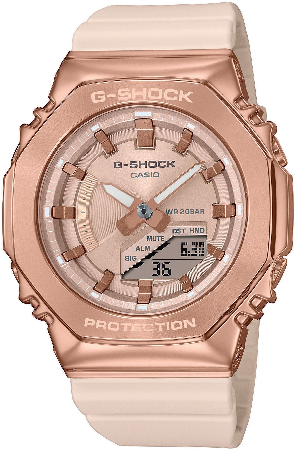 CASIO G-SHOCK Chronograph, Quarzuhr, Armbanduhr,Digitaluhr, bis 20 bar wasserd Damenuhr,Herrenuhr