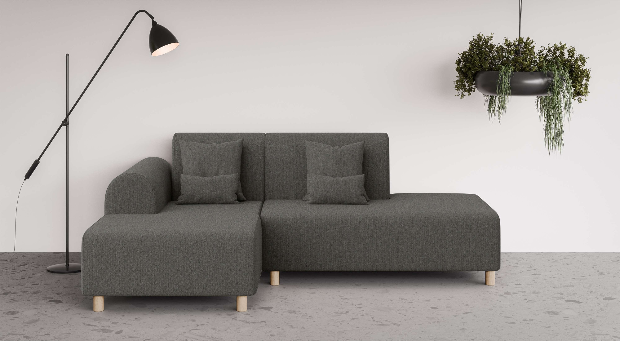 OTTO home Ecksofa »Suyala« L-Form mit Hocker günstig online kaufen