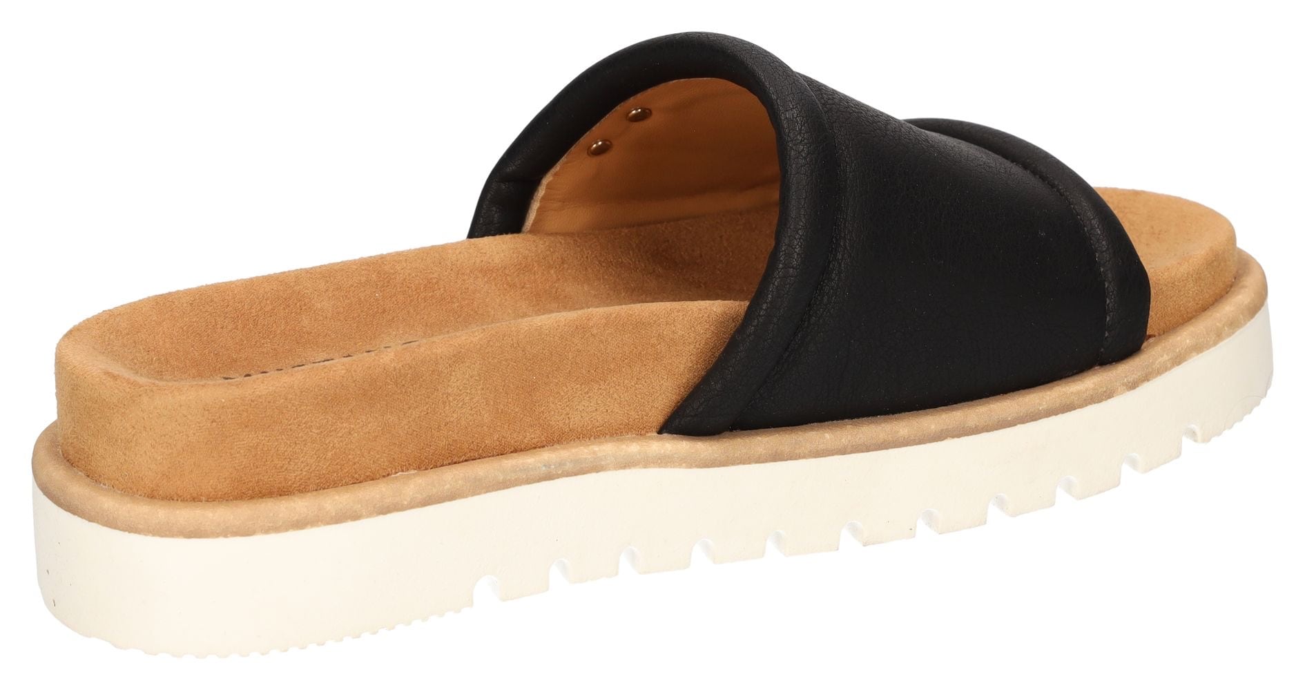 Mustang Shoes Pantolette  ,Plateausandale,Pool Slides,Sommerschuh mit Softfußbett, bequeme Form