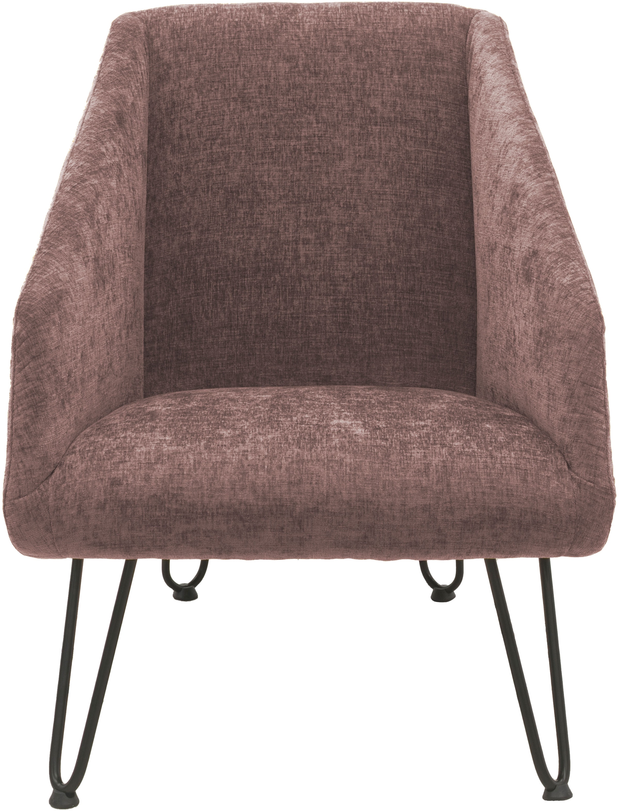 DOMO collection Sessel »Delft Loungesessel, Hairpin Legs, Retro, Metallbein günstig online kaufen