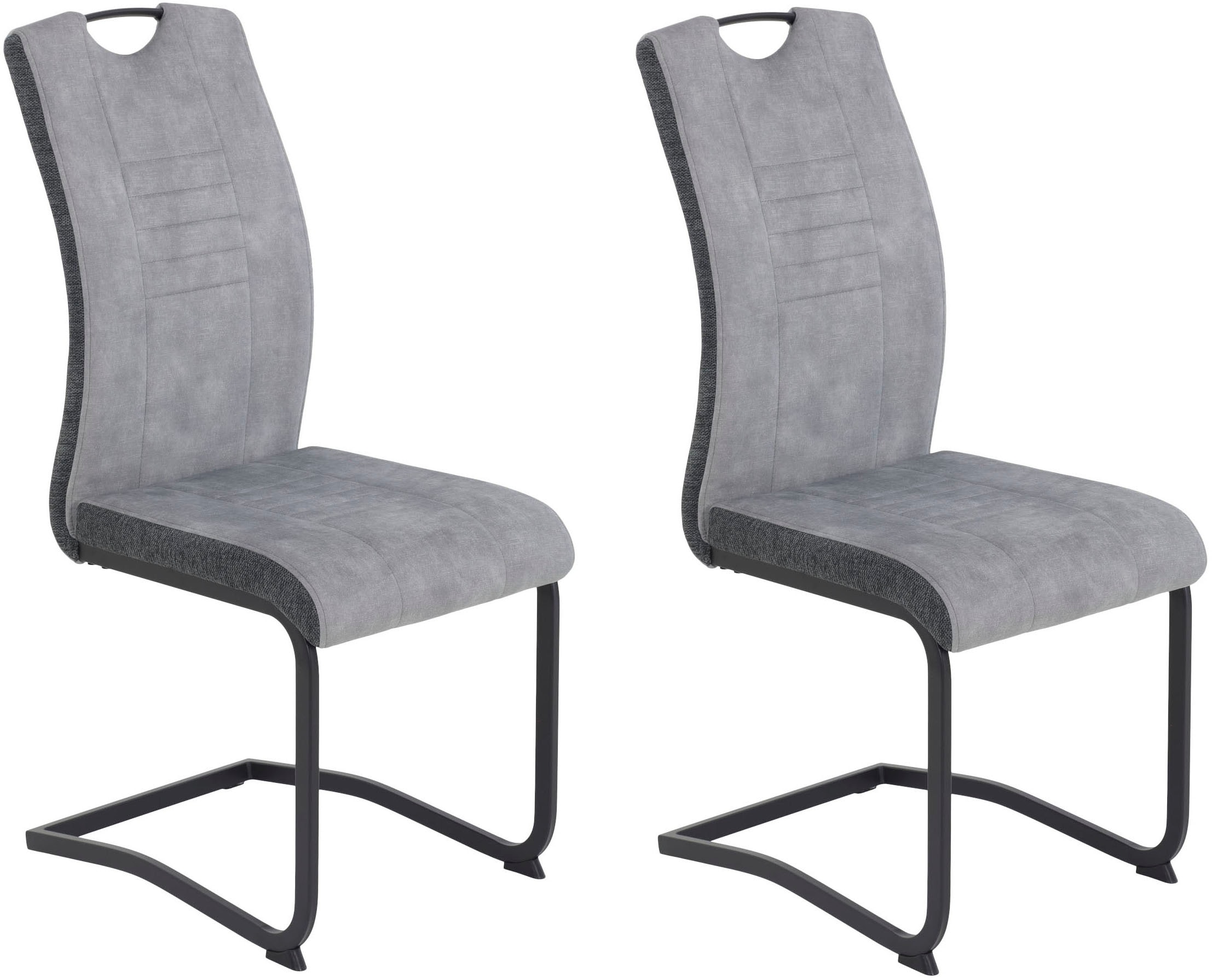 HELA Freischwinger »RIGA«, (Set), 2 St., Microfaser-Webstoff, Freischwinger günstig online kaufen