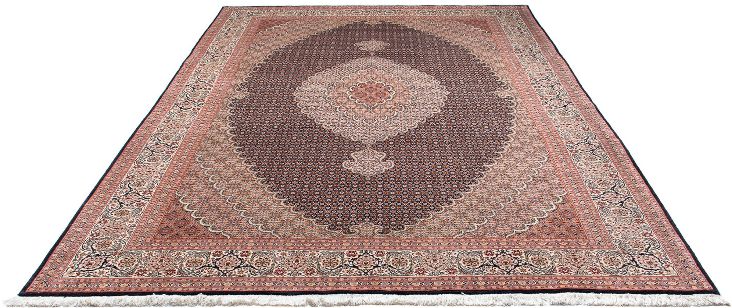 morgenland Orientteppich »Perser - Täbriz - 294 x 198 cm - dunkelblau«, rec günstig online kaufen