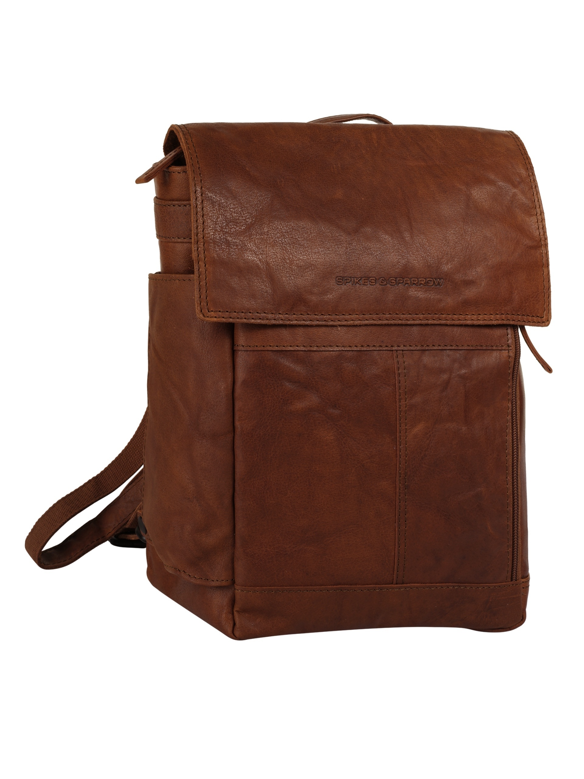 Spikes & Sparrow Laptoprucksack, echt Leder