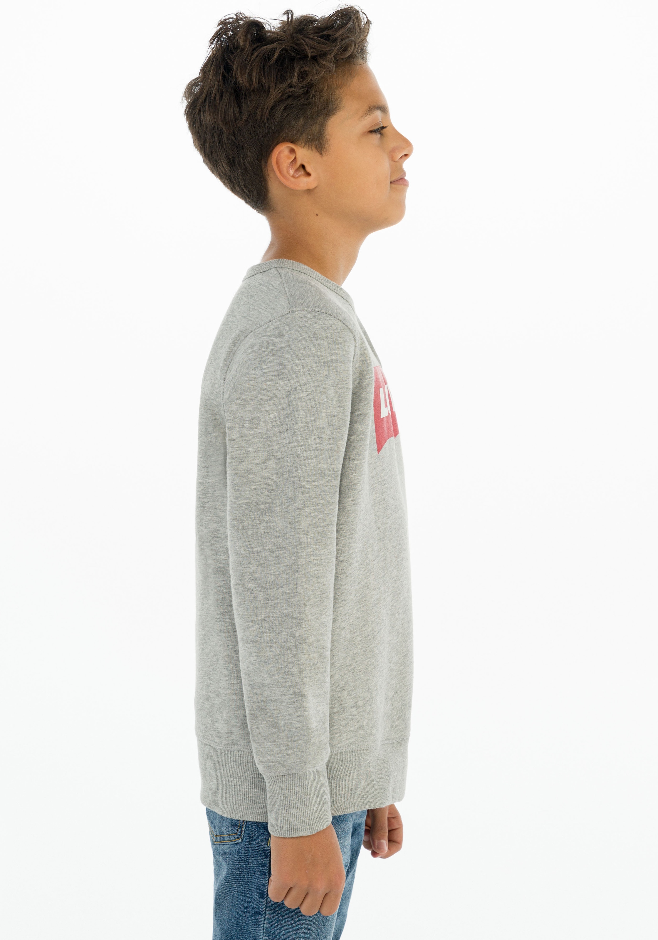 Levi's® Kids Sweatshirt »LVB LVB FRENCH TERRY BATWING«, mit großem Logo