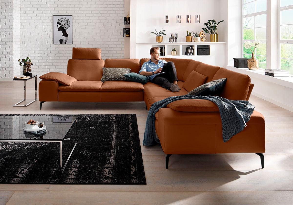 W.SCHILLIG Ecksofa »valentinoo, Designsofa, elegant und bequem, L-Form«, (S günstig online kaufen