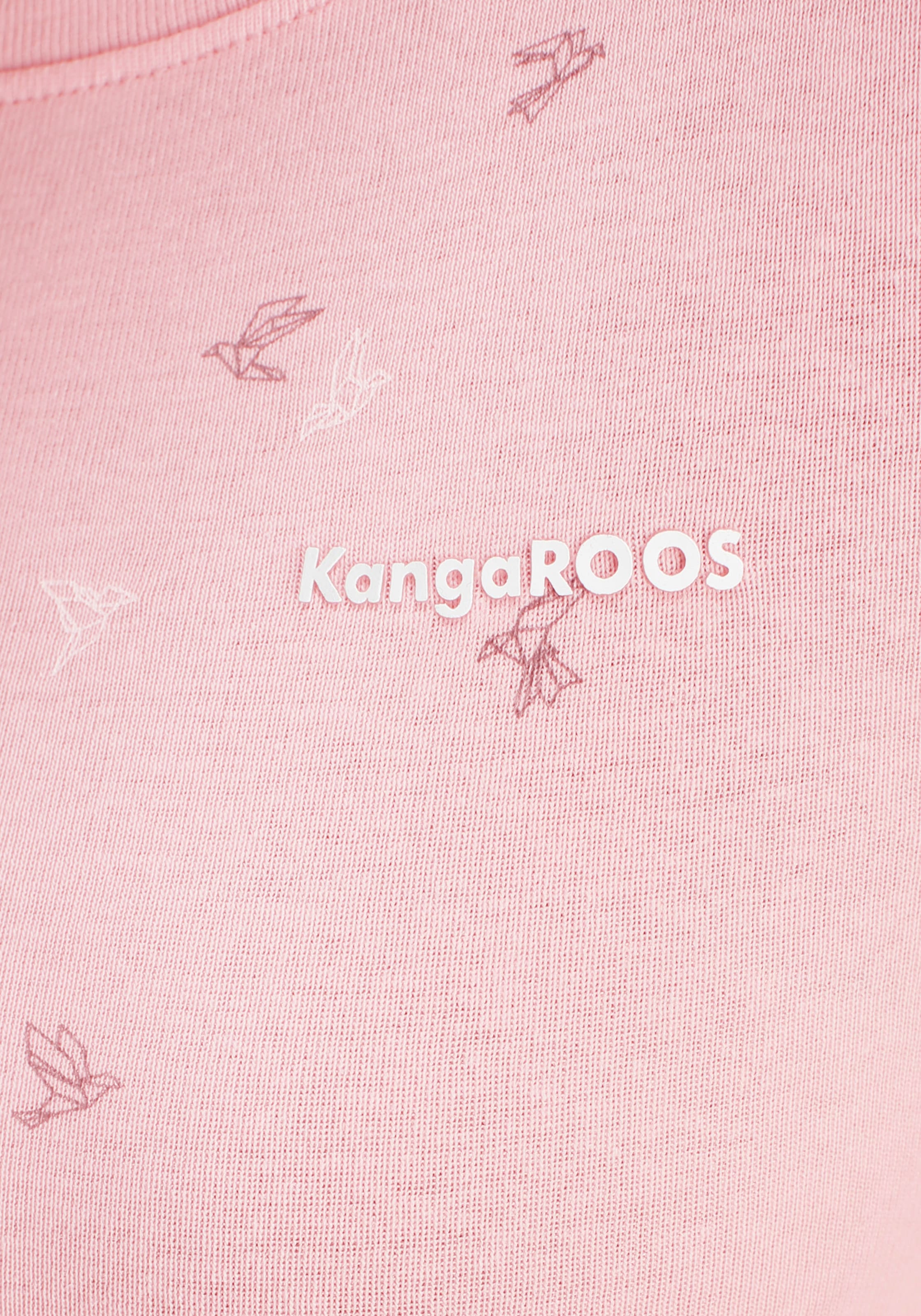 KangaROOS T-Shirt Kurzarm,  sehr figurbetont,  aus 100% Baumwolle