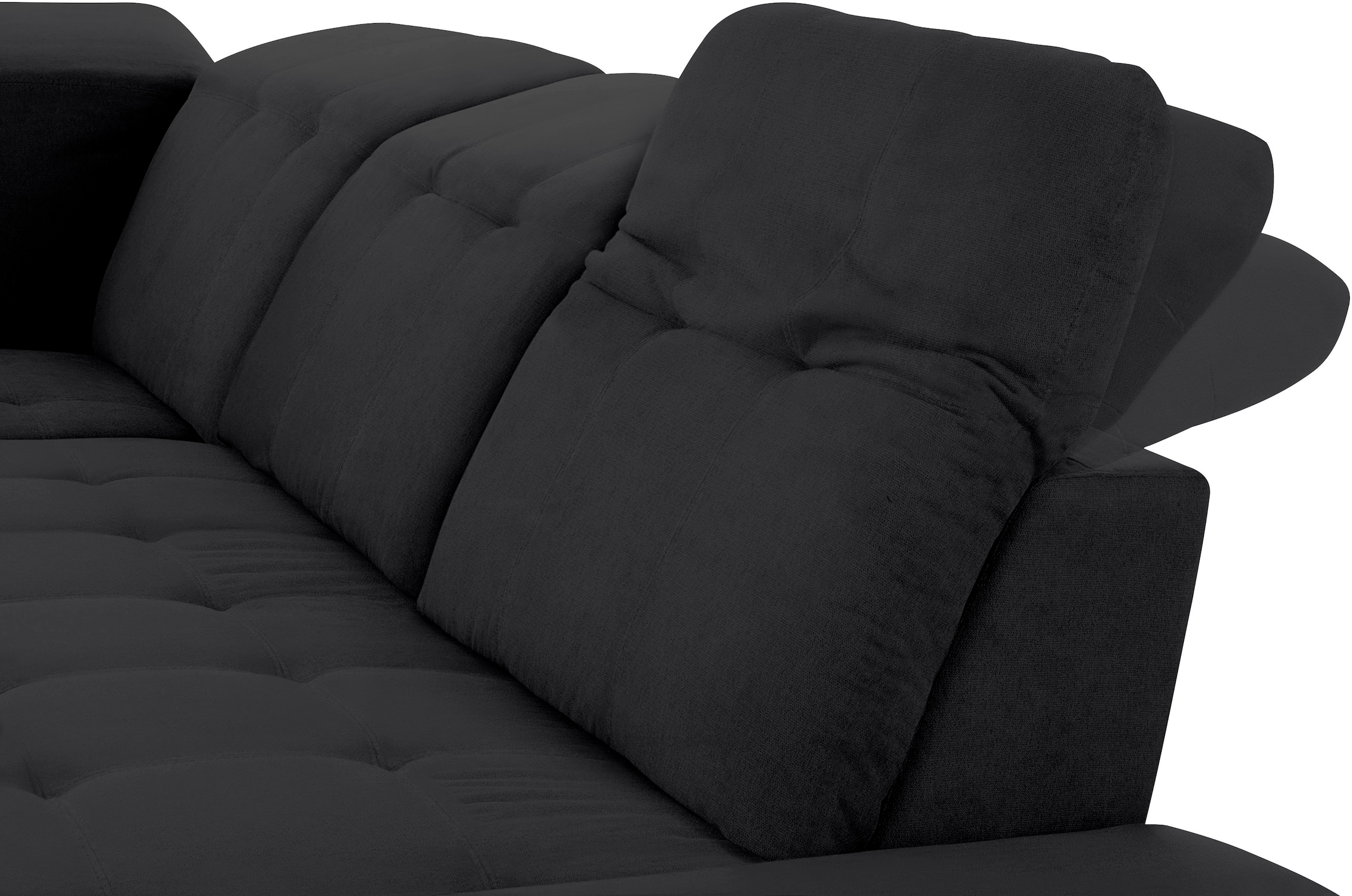 COTTA Ecksofa »Holiday L-Form mit Sitztiefen-, Armteil- und Kopfteilverstellung«, wahlweise mit Bettfunktion & Bettkasten