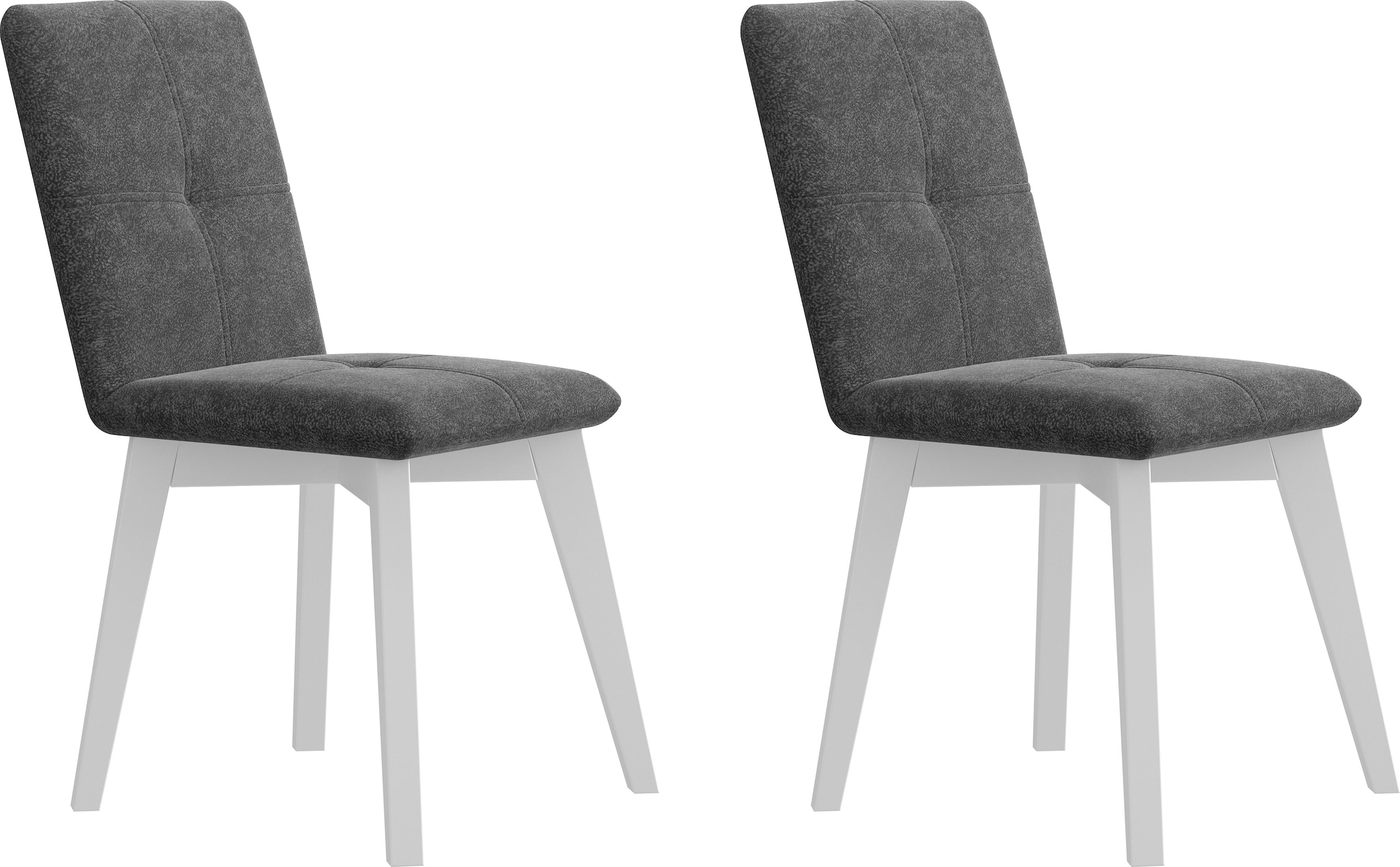 Home affaire 4-Fußstuhl »Vita«, (Set), 2 St., Microfaser, mit verschiedenen günstig online kaufen