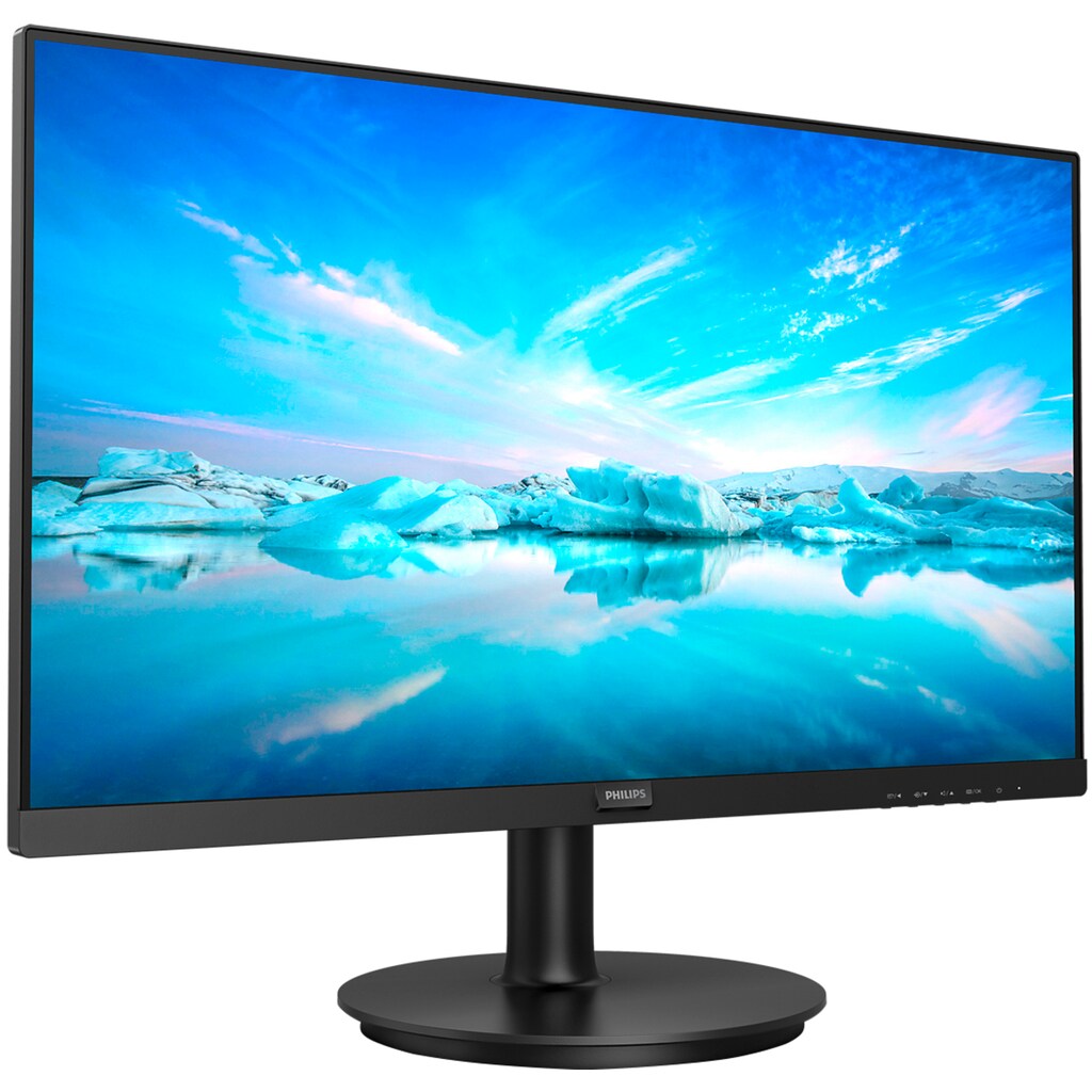 Philips Gaming-Monitor »PST00205 Philips-Monitor 241V8LA/00 + Hyrican Full HD-Webcam DW1«, 60,5 cm/23,8 Zoll, 1920 x 1080 px, Full HD, 4 ms Reaktionszeit, 75 Hz, inklusive Hyrican Full HD Webcam DW1 1920 x 1080 2 MP, USB