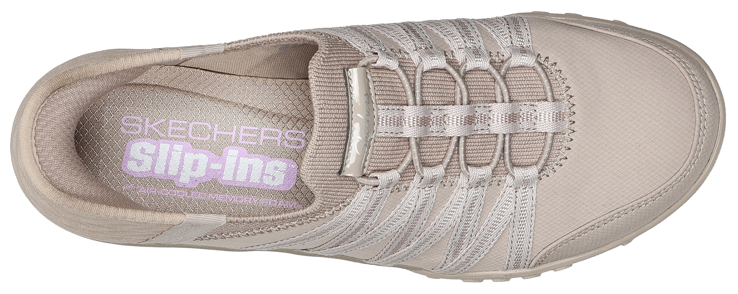 Skechers Slip-On Sneaker »BREATHE-EASY-ROLL-WITH-ME«, Schlupfschuh, Slipper, Freizeitschuh mit Gummizügen zum Schlupfen