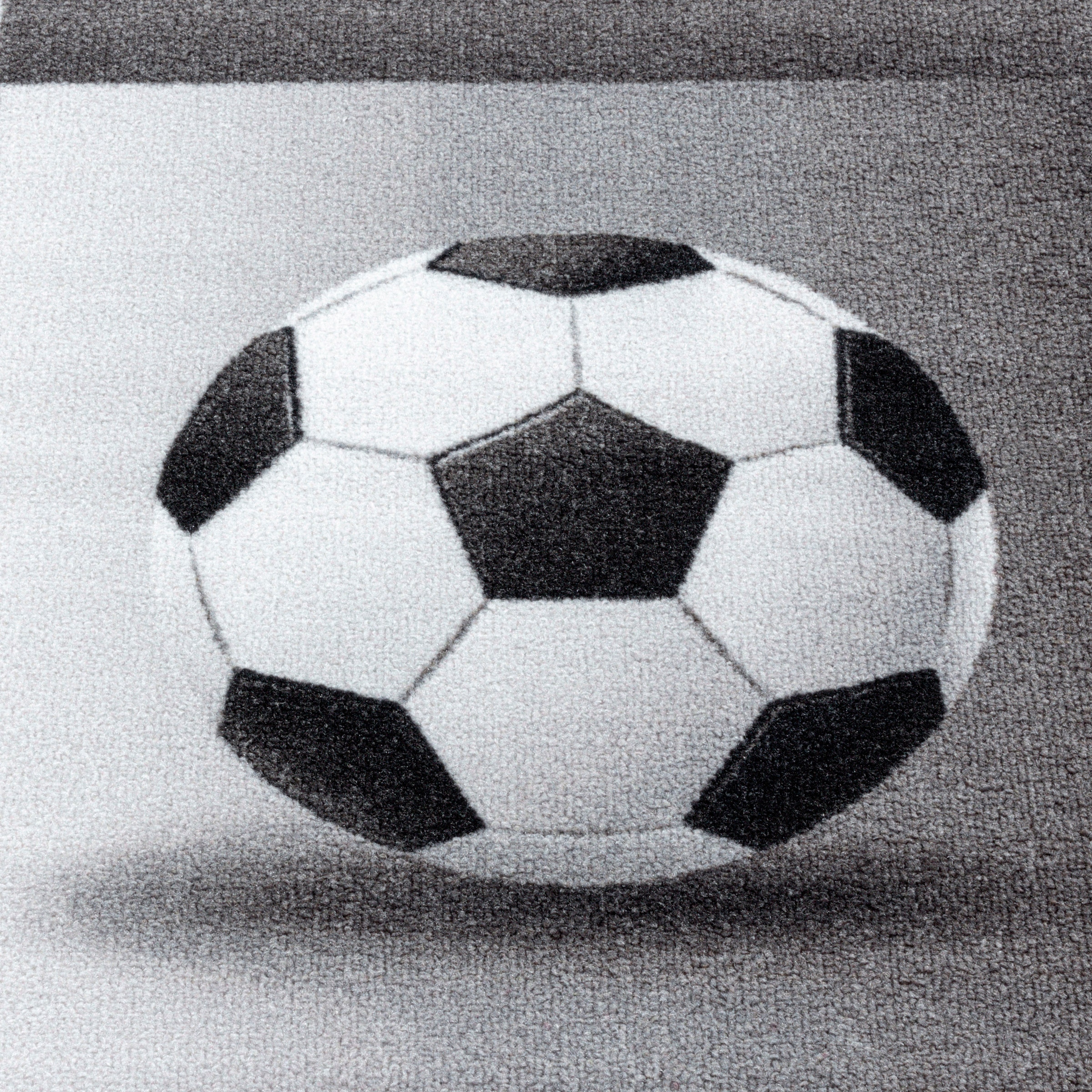 Ayyildiz Teppiche Kinderteppich »PLAY 2906«, rechteckig, 6 mm Höhe, robuster Kurzflor, Fussball, Kinderzimmer