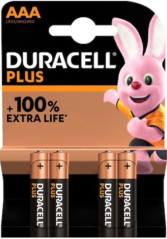 Duracell Batterie »Plus«, LR03, (Packung, 4 St.) kaufen