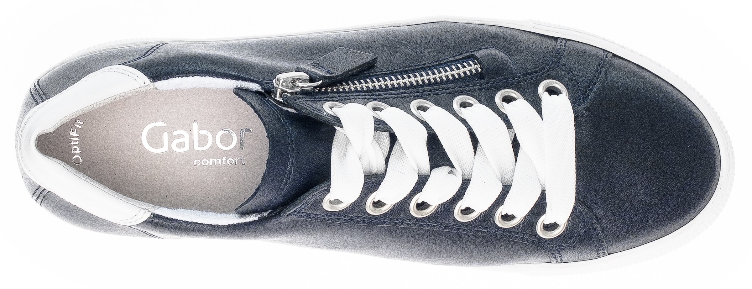 Gabor Plateausneaker »FLORENZ«  , Freizeitschuh, Halbschuh, Schnürschuh in bequemer Weite G = weit