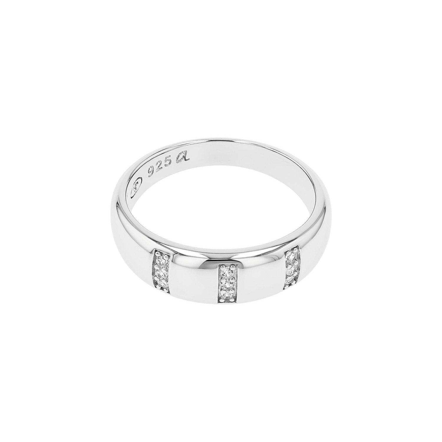 TOM TAILOR Silberring mit Zirkonia (synth.)