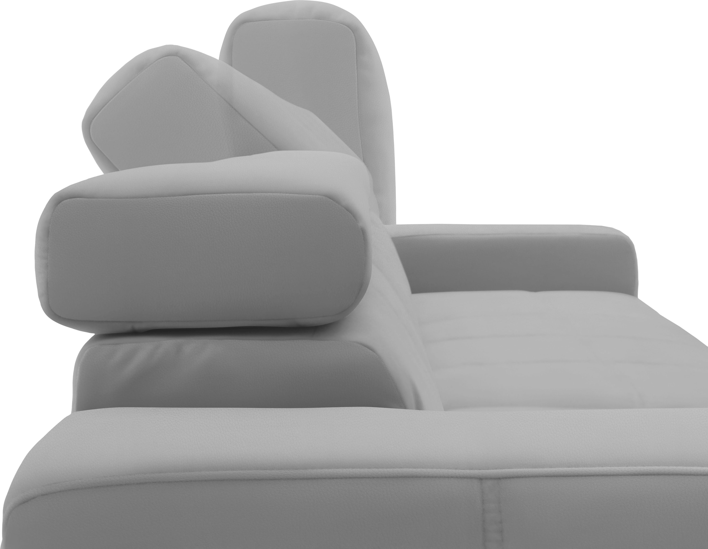 DOMO collection Ecksofa »Brandon, inkl. Kopfteilverstellung, B/T/H: 214/100 günstig online kaufen