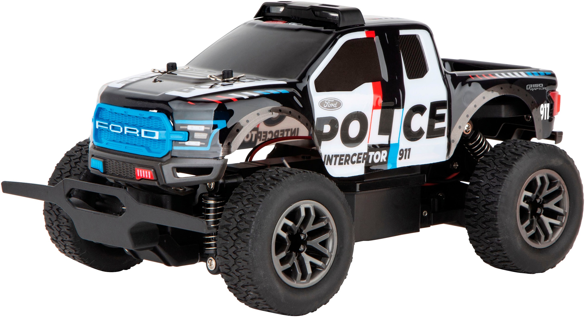 Carrera® RC-Monstertruck »Carrera® RC - Ford F-150 Raptor Police, 2,4GHz«, mit LED-Licht