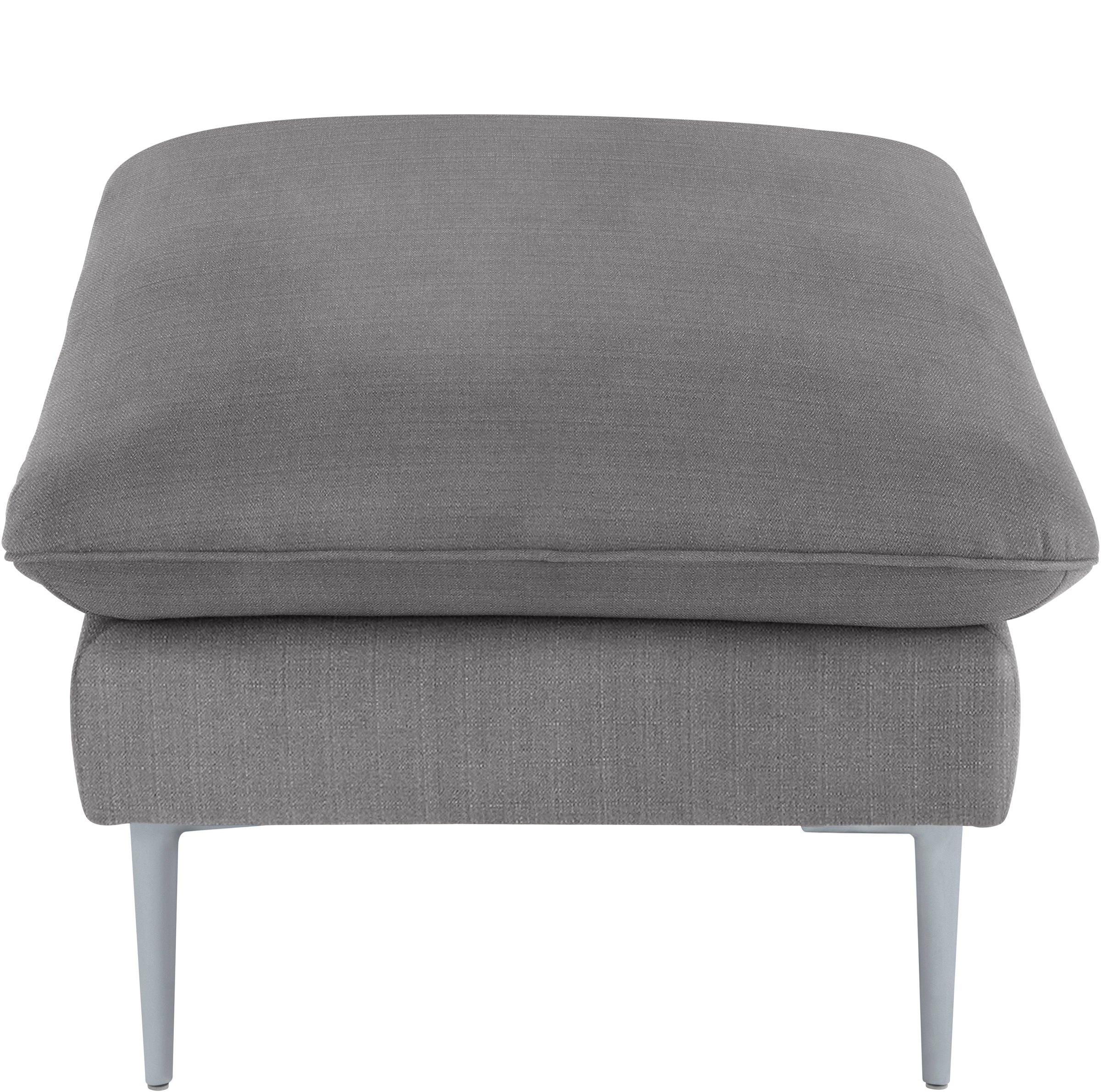 W.SCHILLIG Hocker »enjoy&MORE«, Füße silber matt, Breite 106 cm