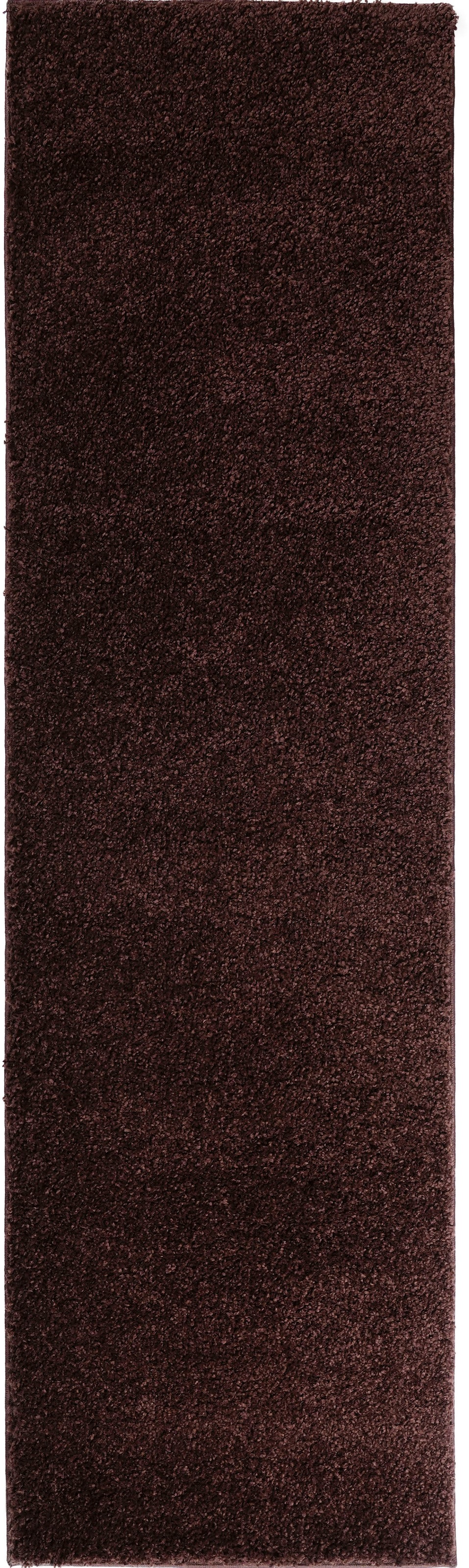 Bruno Banani Läufer »Shaggy Soft«, rechteckig, 30 mm Höhe, Läufer, Brücke, gewebt, Uni-Farben, besonders weich