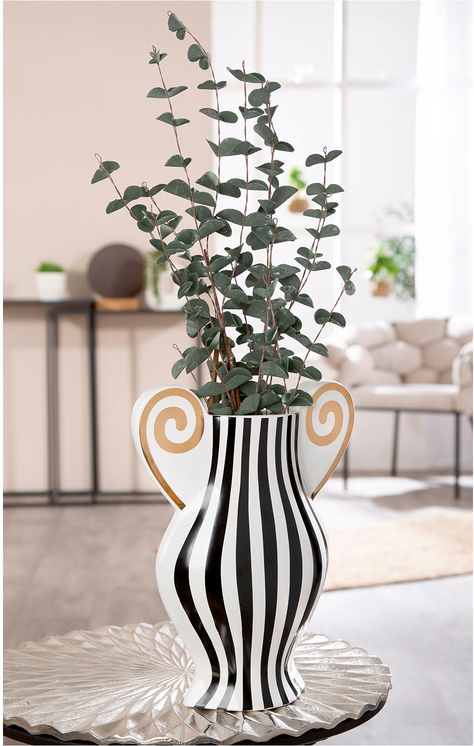 GILDE Tischvase »Vase Anphora weiß H. 29 cm«, (1 St.) günstig online kaufen