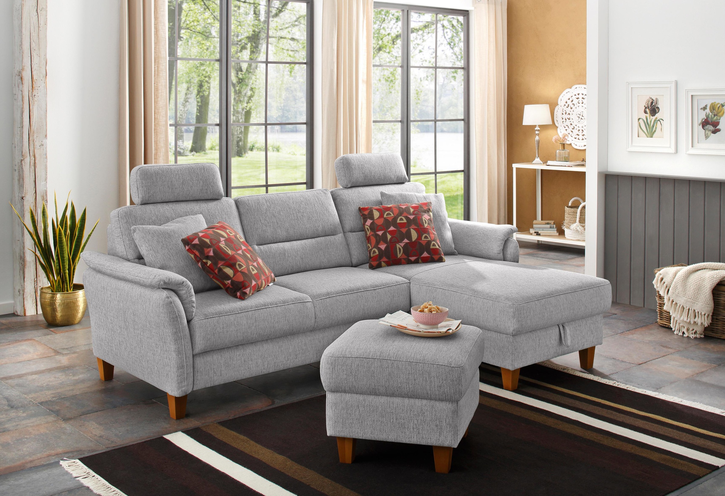 Home affaire Ecksofa »Palmera L-Form, B: 244 cm - OTTO. Verlässliche Qualit günstig online kaufen