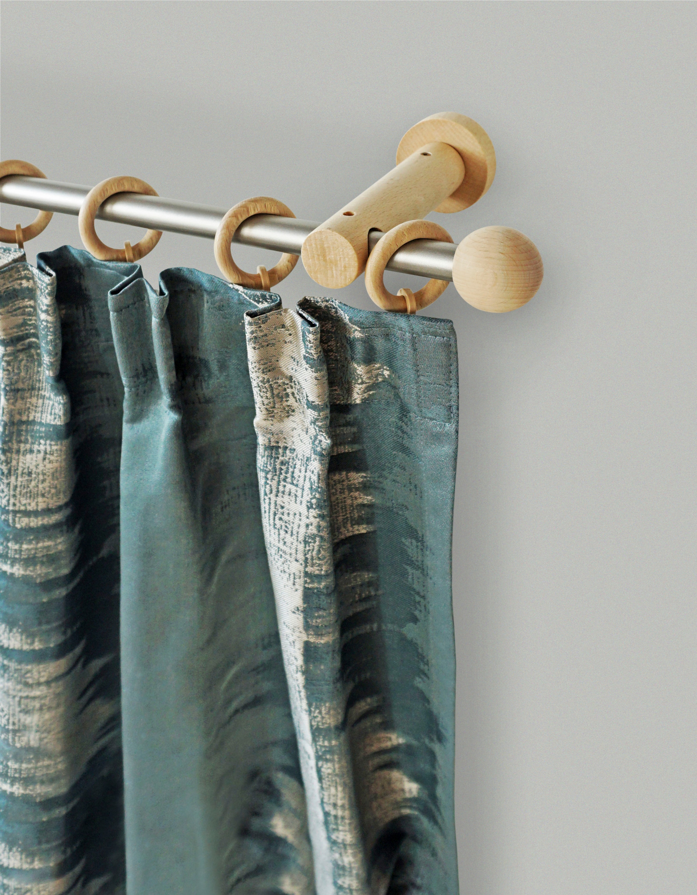 GARESA Gardinenstange »NEVADA« Ø 16 mm 1 läufig-läufig Wunschmaßlänge;Träge günstig online kaufen