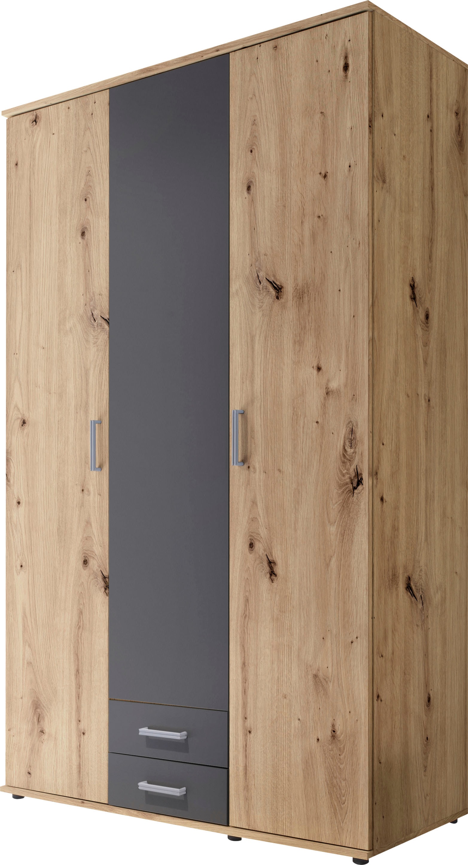 Schlafkontor Kleiderschrank »Marburg Bestseller Schrank Garderobe mit Schubladen«, Schlafzimmerschrank in Top Qualität, in 2 Breiten