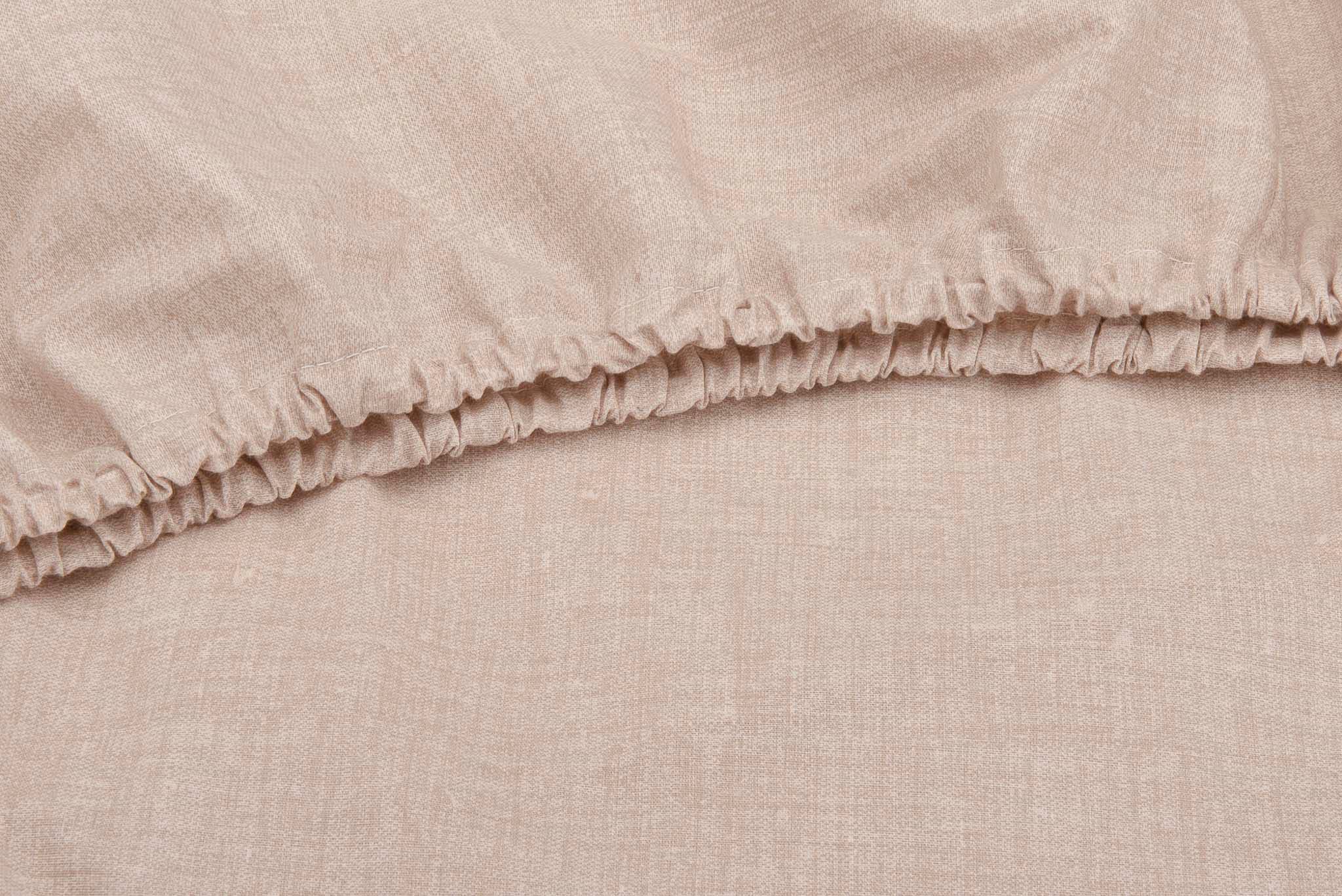 ZO HOME Spannbettlaken »Lino« Laken aus 100% Baumwolle, Leinen Optik, Print, Betttuch ab 90x200