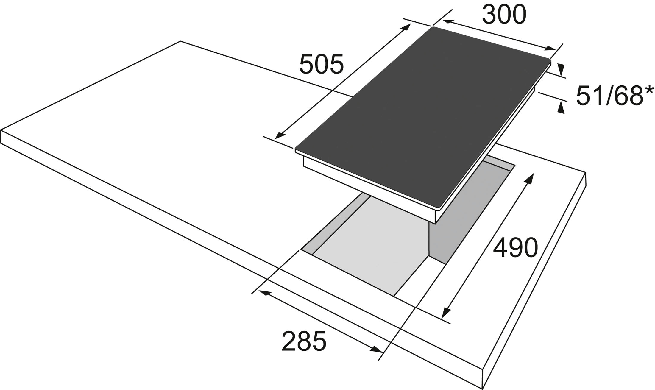 Amica Induktions-Kochfeld »KMI 751 100 E«, KMI 751 100 E