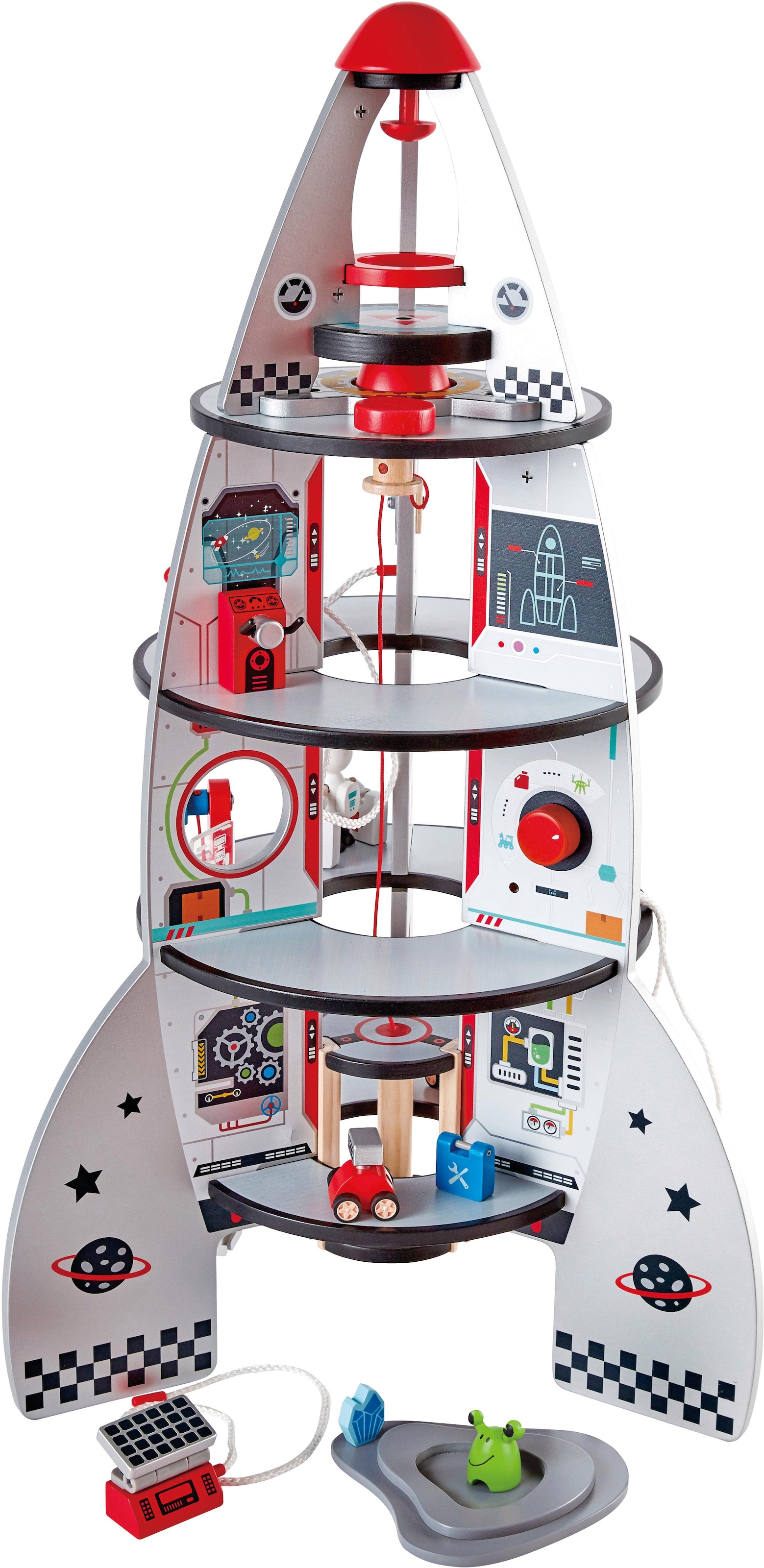 Hape Spielwelt »Vierstufenrakete«, aus Holz