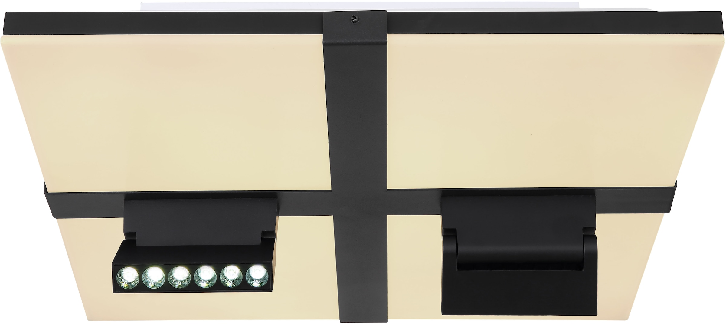 GLOBO LIGHTING LED Deckenleuchte »VILLSI« LED-Modul 1 Stk. Deckenlampe/rund günstig online kaufen