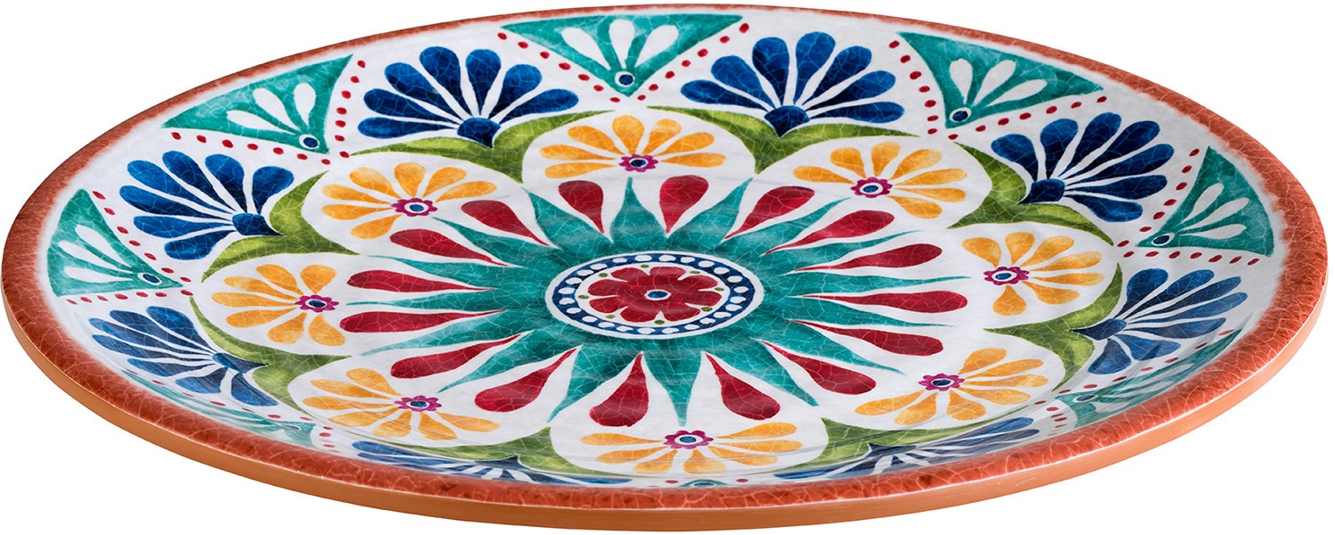 APS Teller »Arabesque«, Terrakotta-Optik, spülmaschinengeeignet, Ø 26,5 cm günstig online kaufen