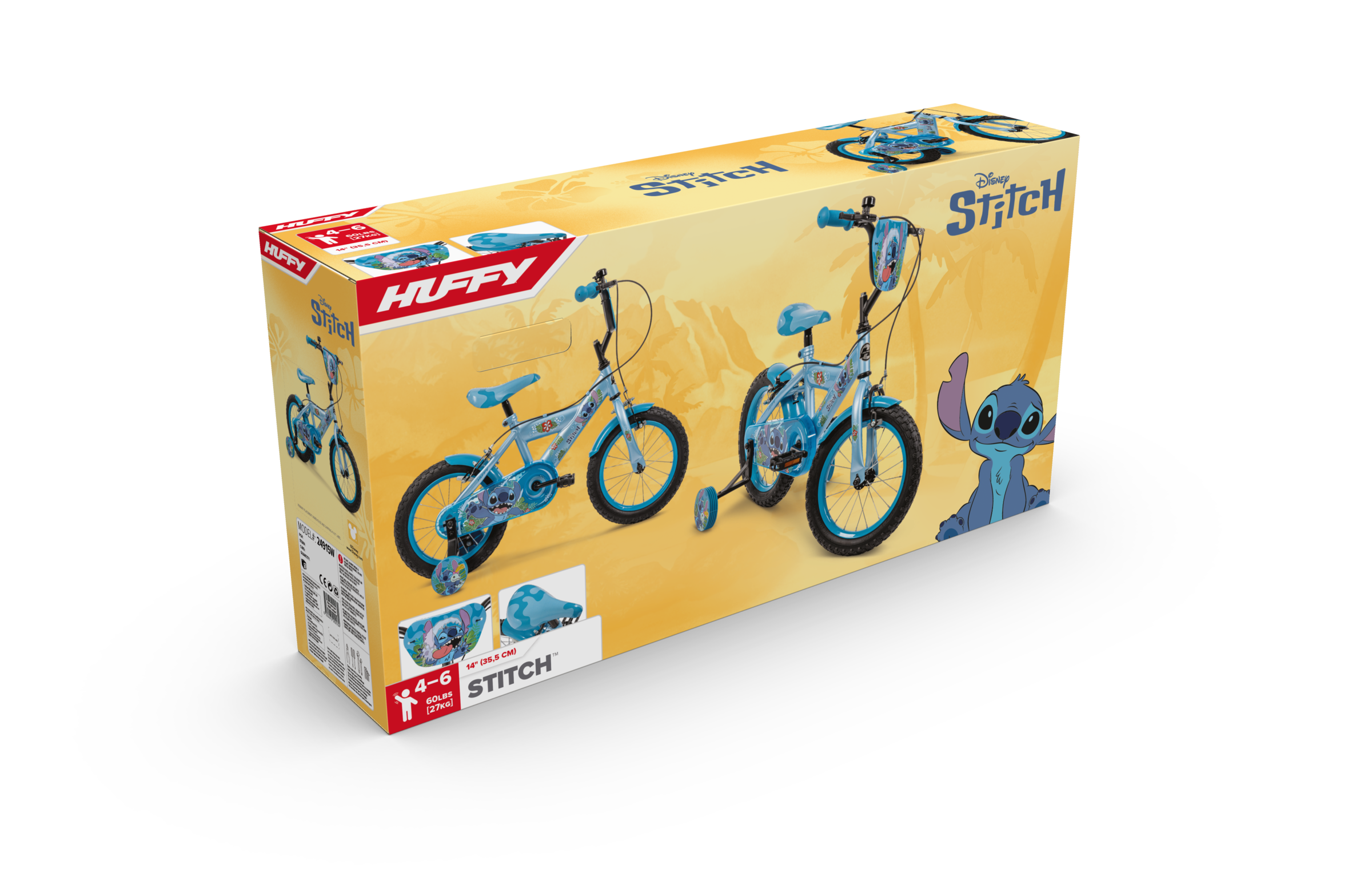 Huffy Kinderfahrrad »Huffy Disney Stitch 14-Zoll-Kinderfahrrad«